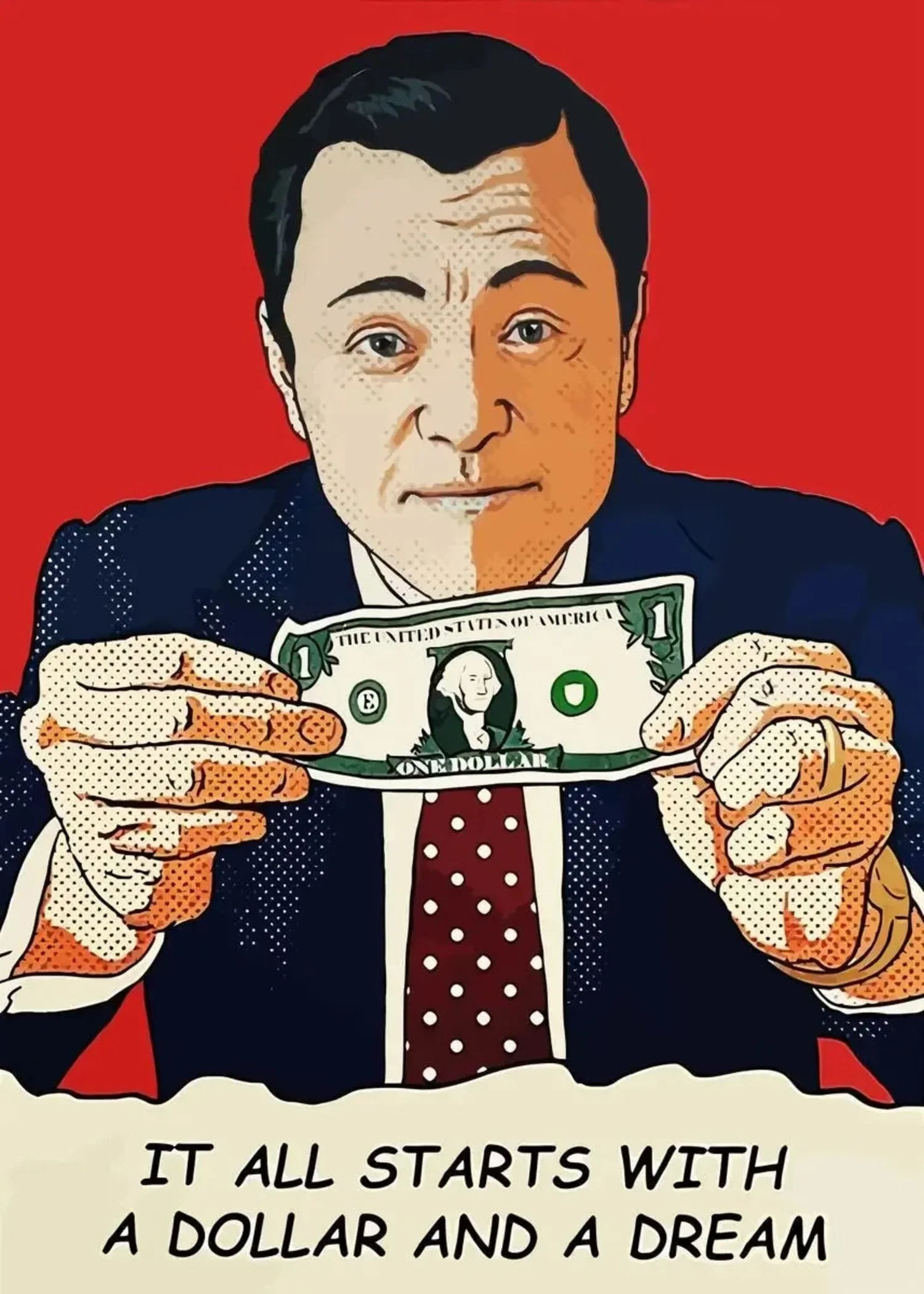 The Wolf of Wall Street | Leonardo DiCaprio Movie Art - Image 4