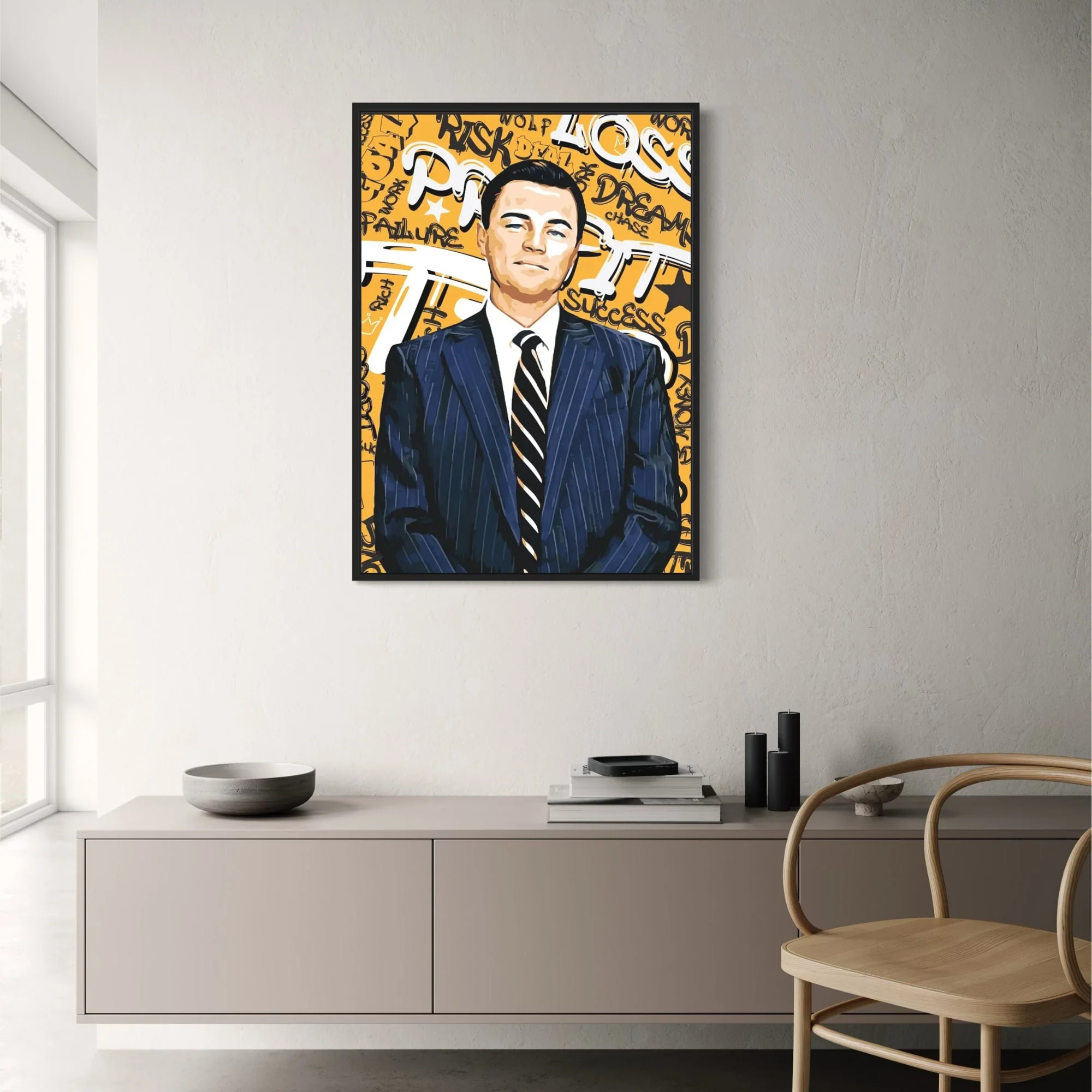 DiCaprio in The Wolf of Wall Street | Classic Movie Canvas - Image 2