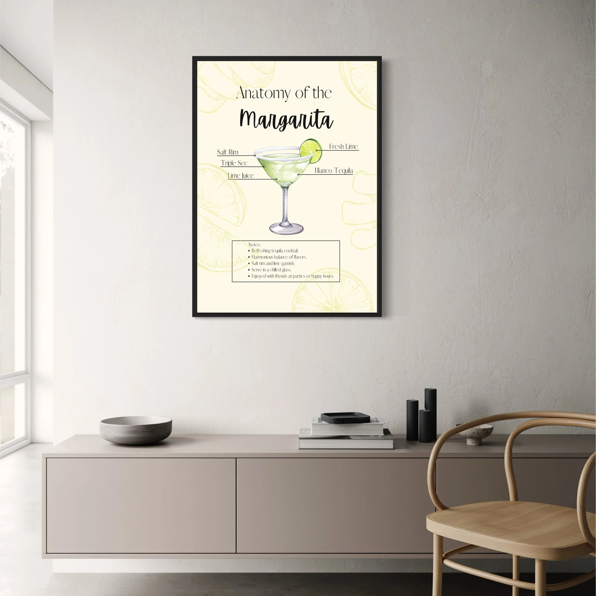 Margarita | Cocktail Illustration | Mixology Art - Image 2