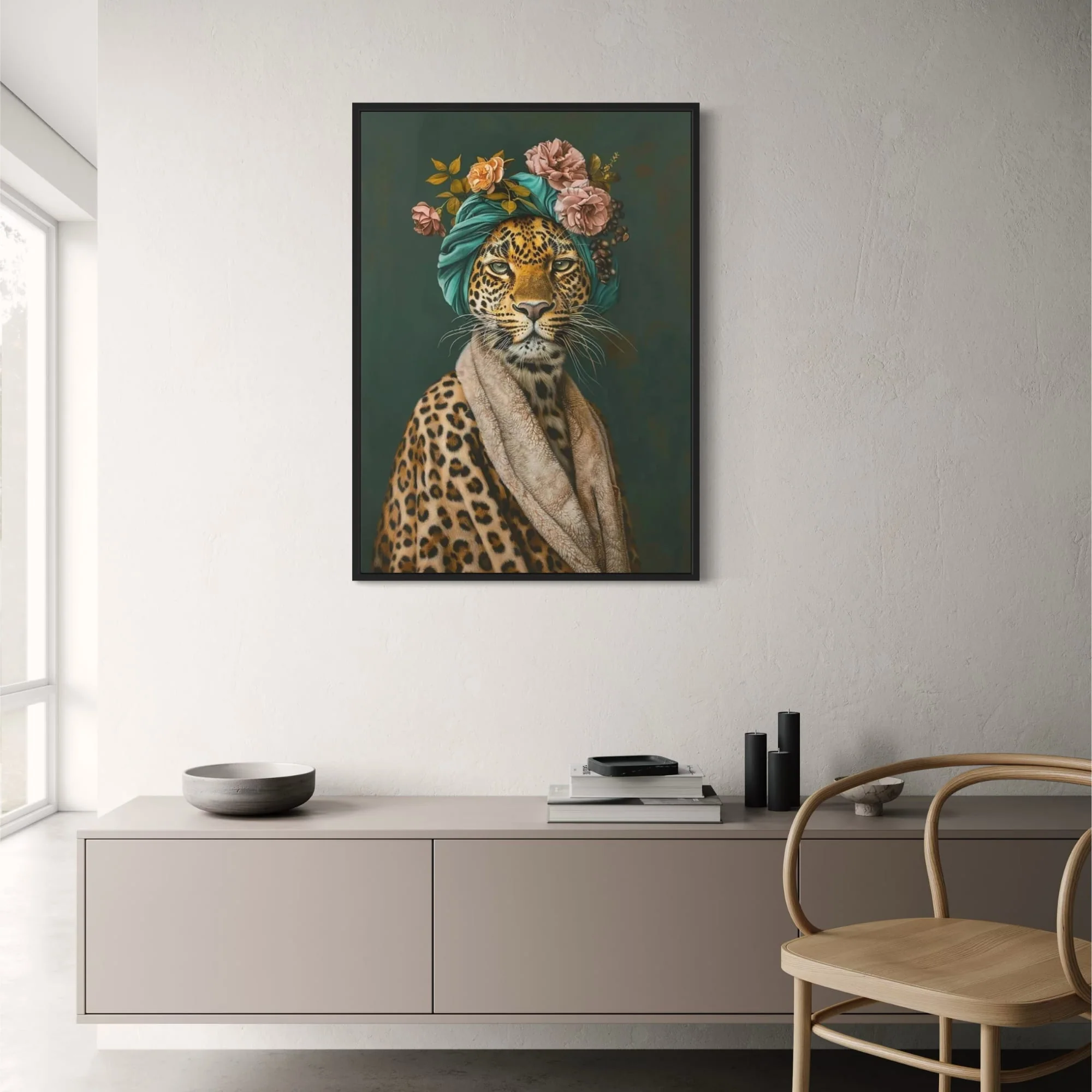 Jungle Majesty | Pearls and Paws | Floral Queen - Image 2