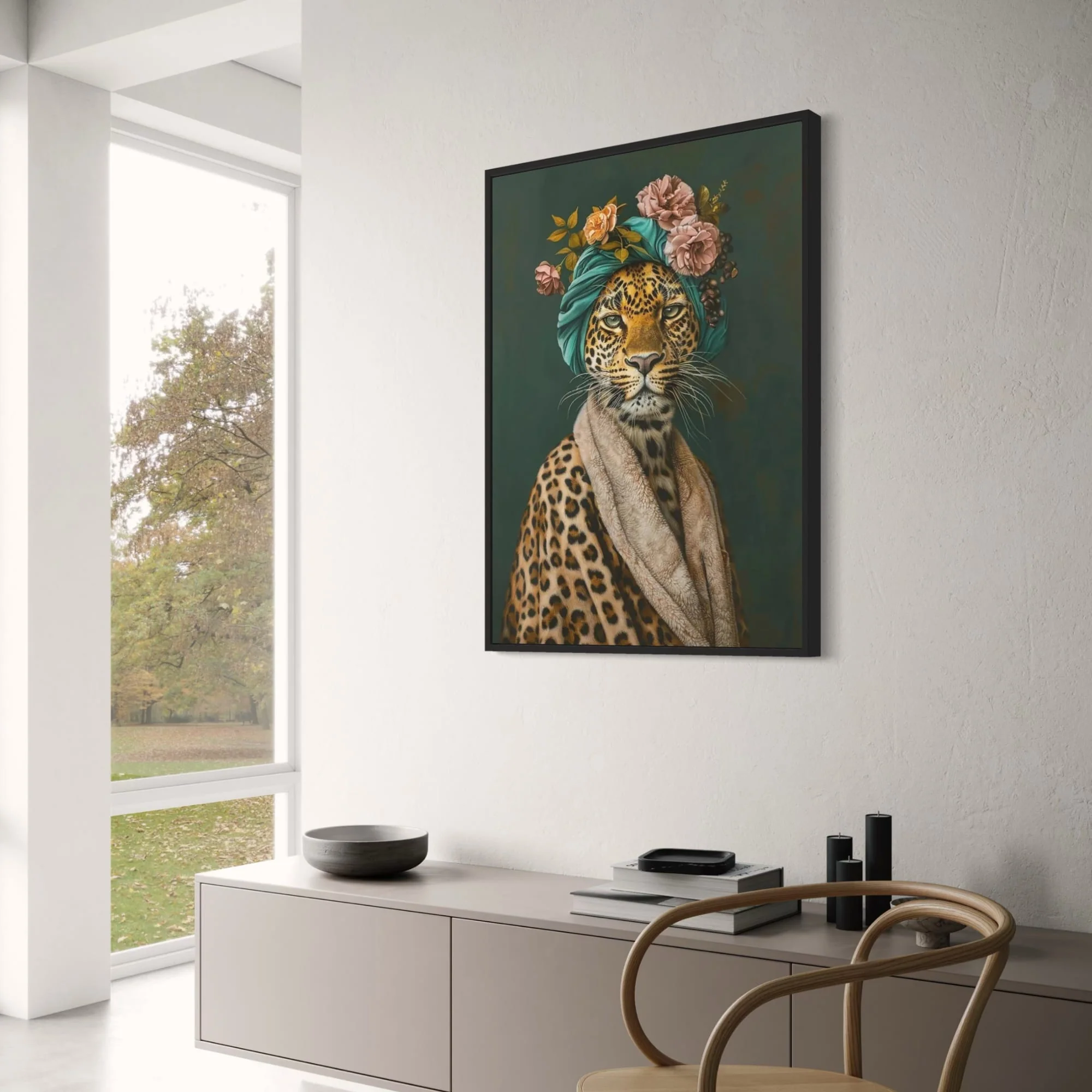 Jungle Majesty | Pearls and Paws | Floral Queen - Image 3