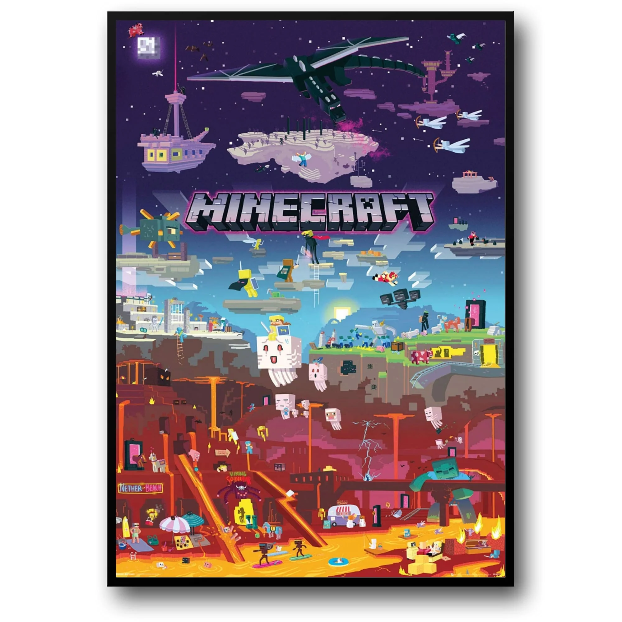Minecraft World Poster
