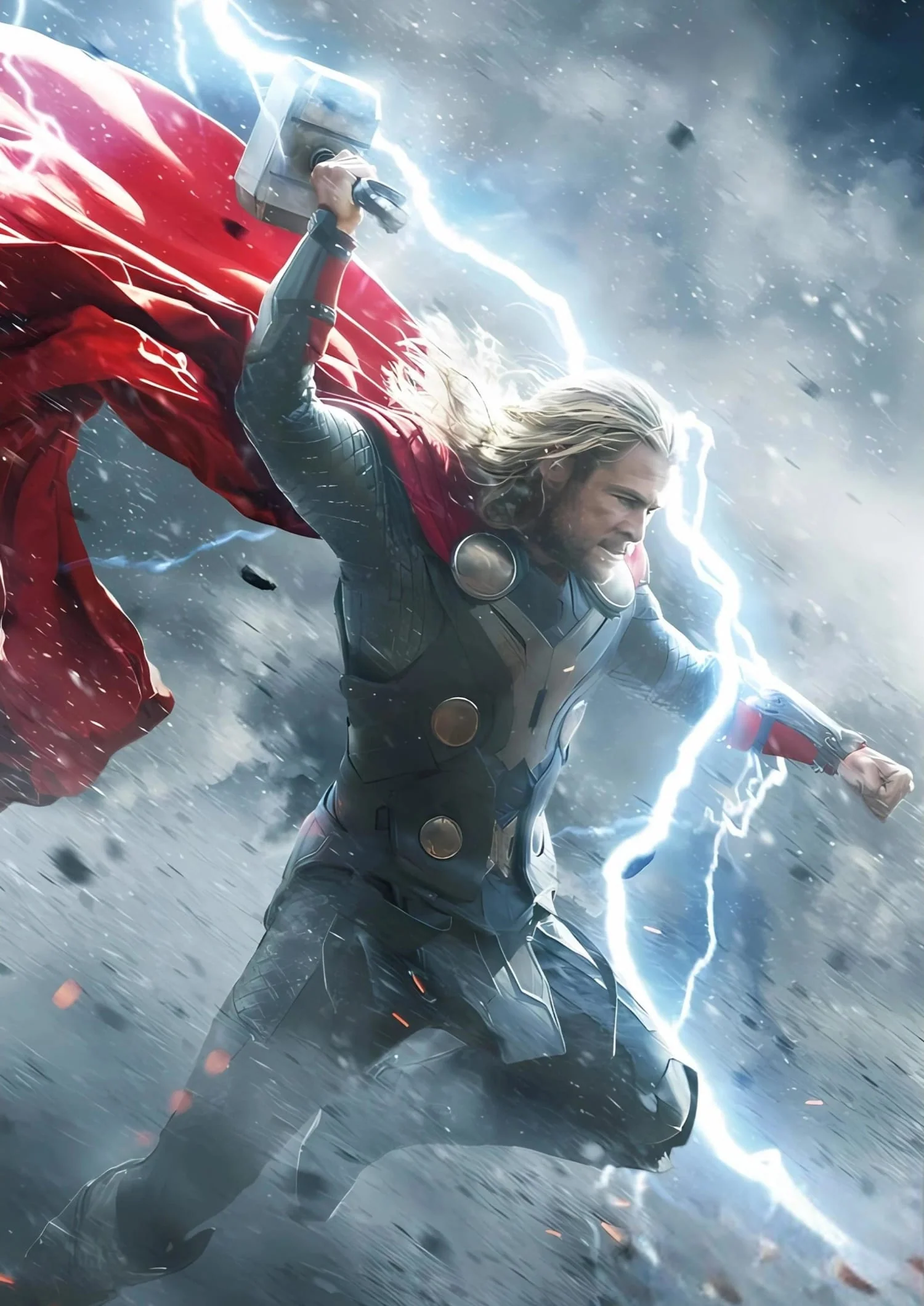 Thor Lightning | MCU Movie Poster - Image 4