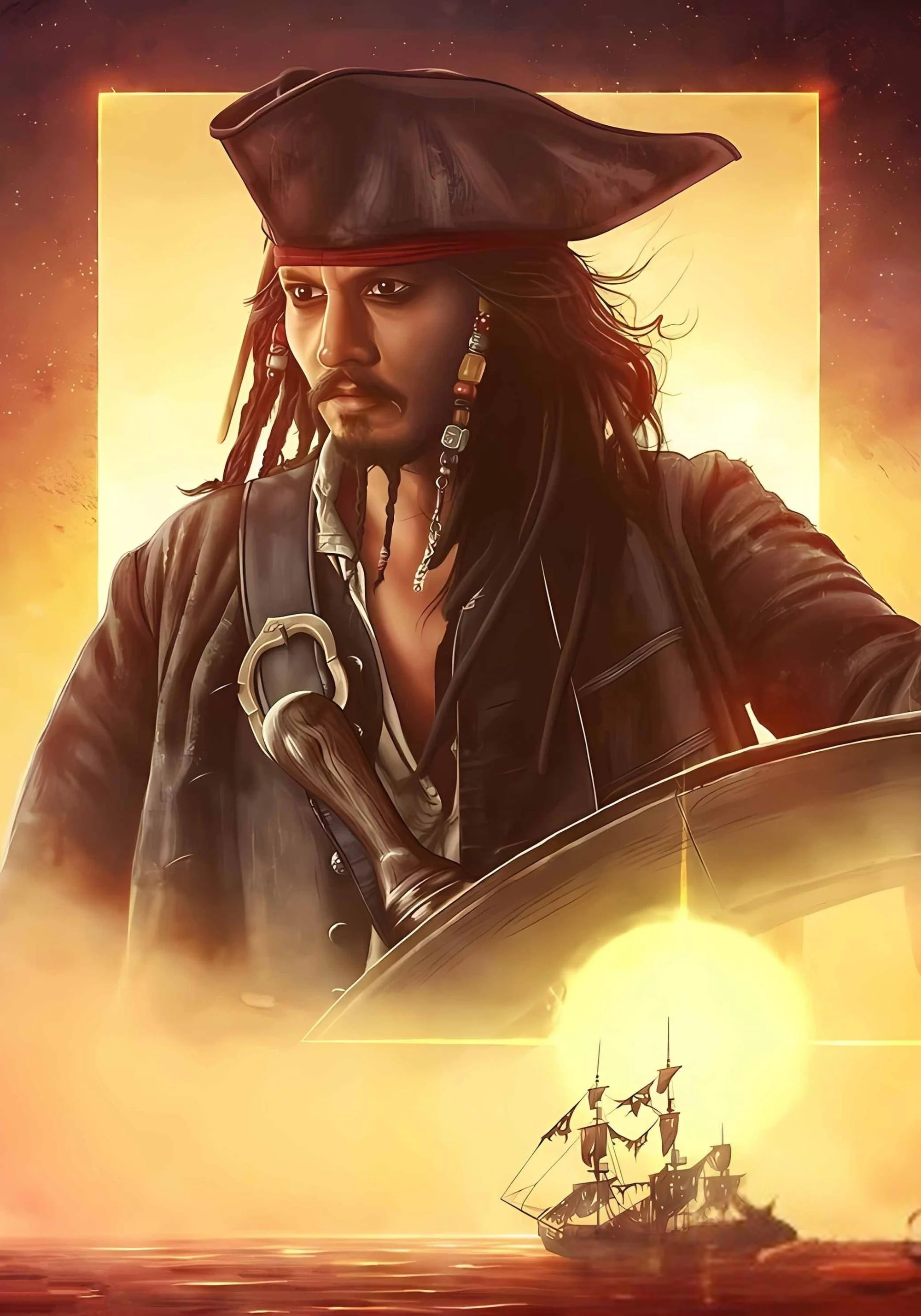 Pirates Of The Caribbean | Captain Jack Sparrow #01 - Image 2