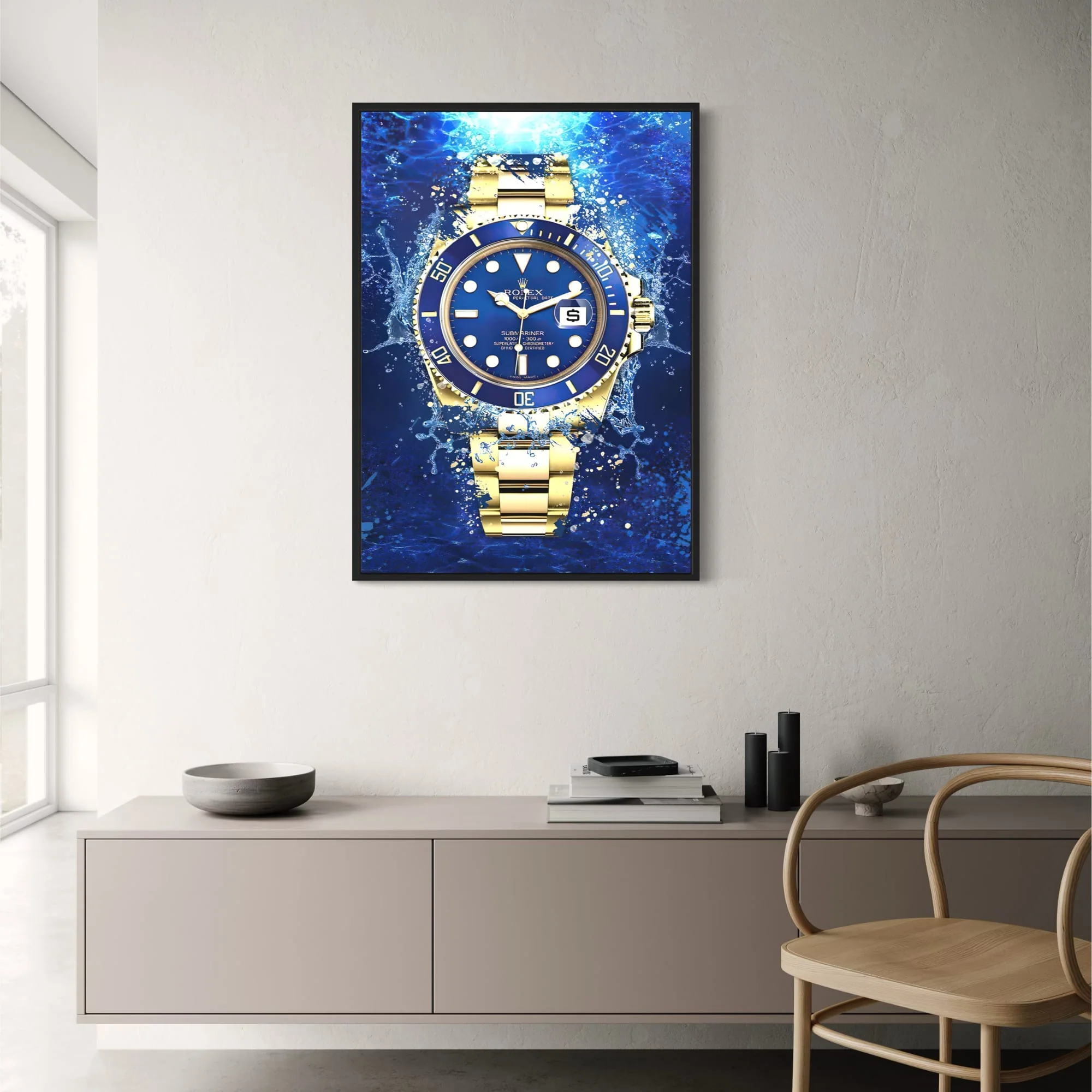Graffiti Style | Blue Gold Rolex Submariner Design - Image 2