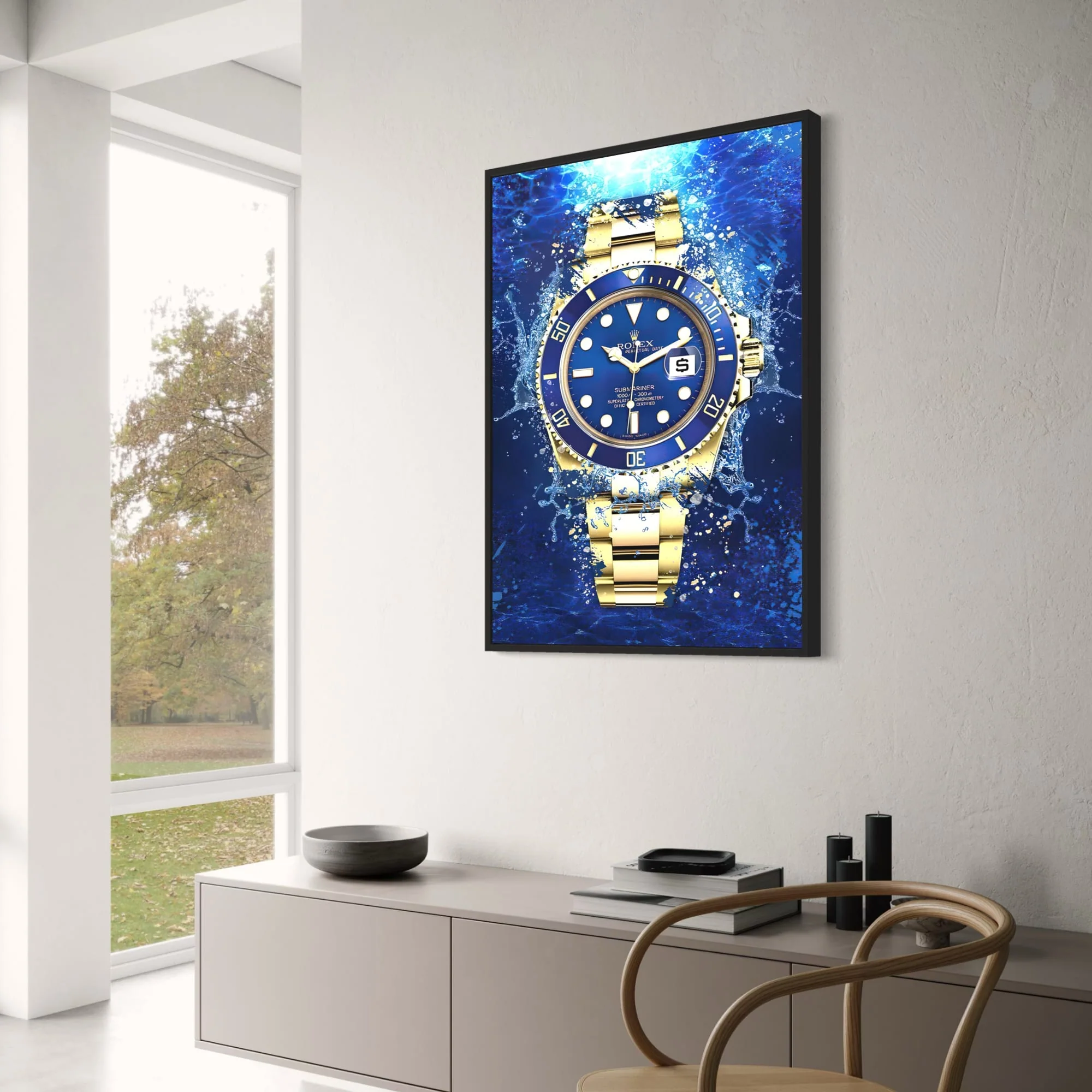 Graffiti Style | Blue Gold Rolex Submariner Design - Image 3