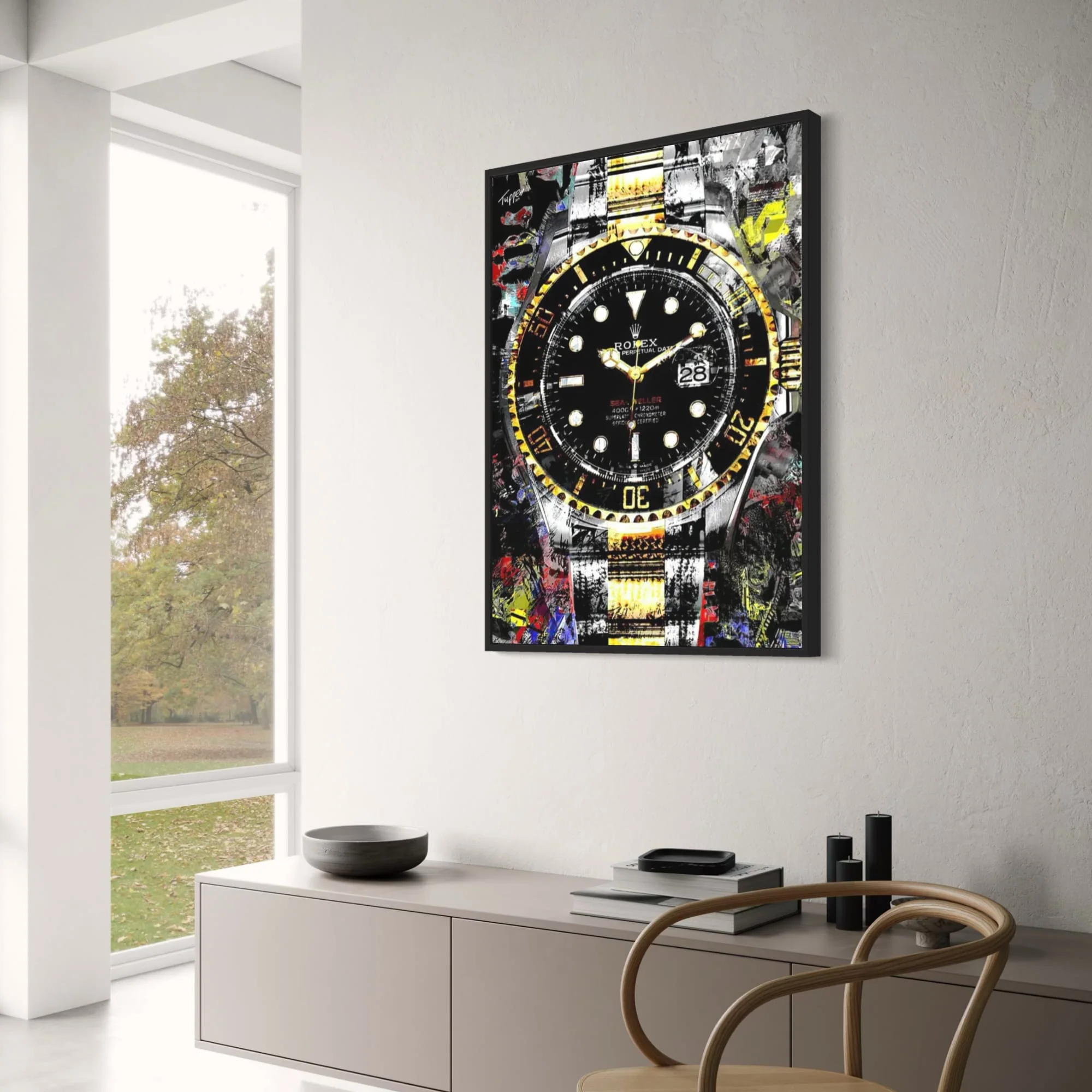 Rolex Sea Dweller | Graffiti Style | Contemporary Artwork - Image 3