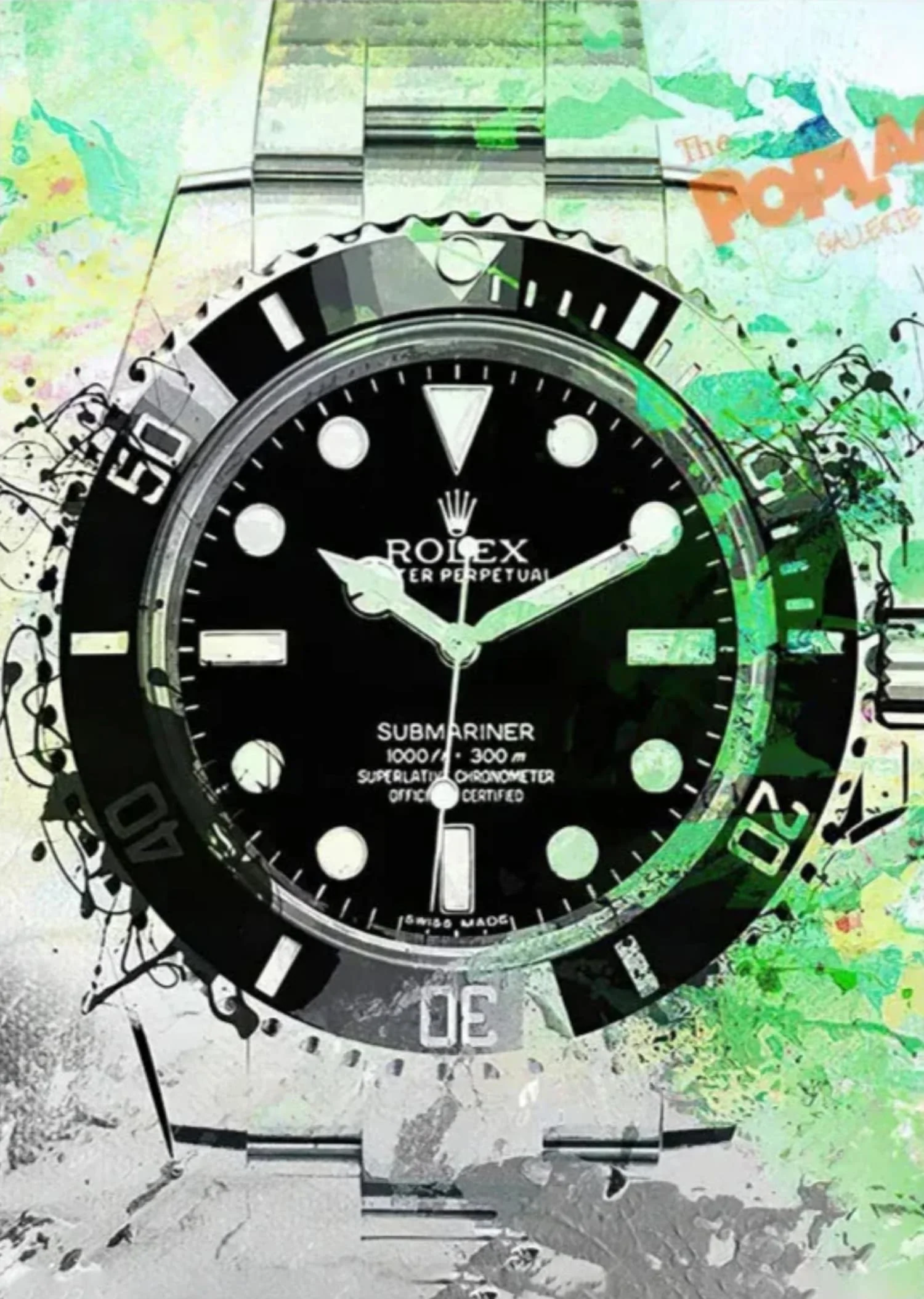 Rolex Submariner Pop Art | Colorful Timepiece - Image 4