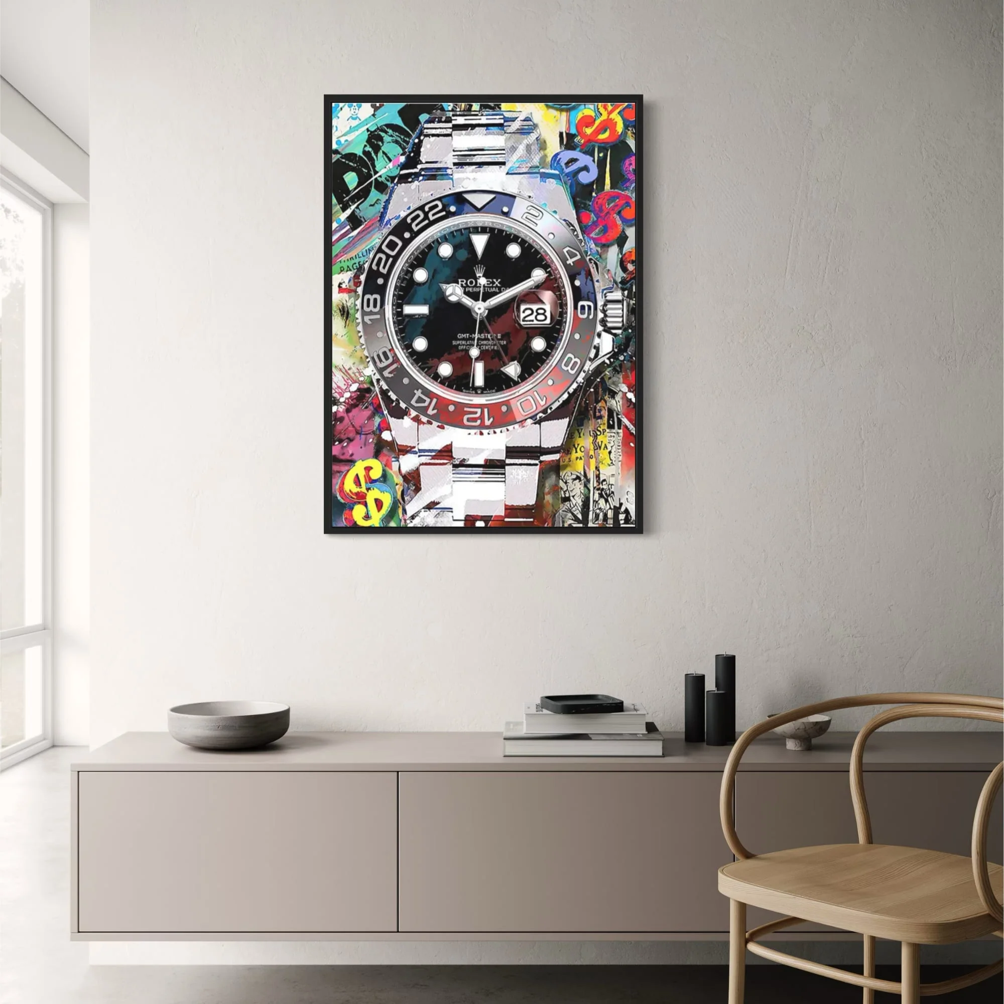 Graffiti Rolex GMT-Master 2 | Colorful Contemporary Style - Image 2