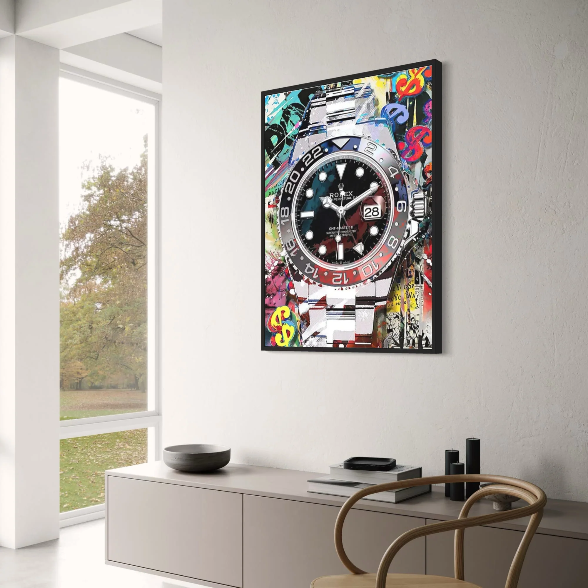 Graffiti Rolex GMT-Master 2 | Colorful Contemporary Style - Image 3