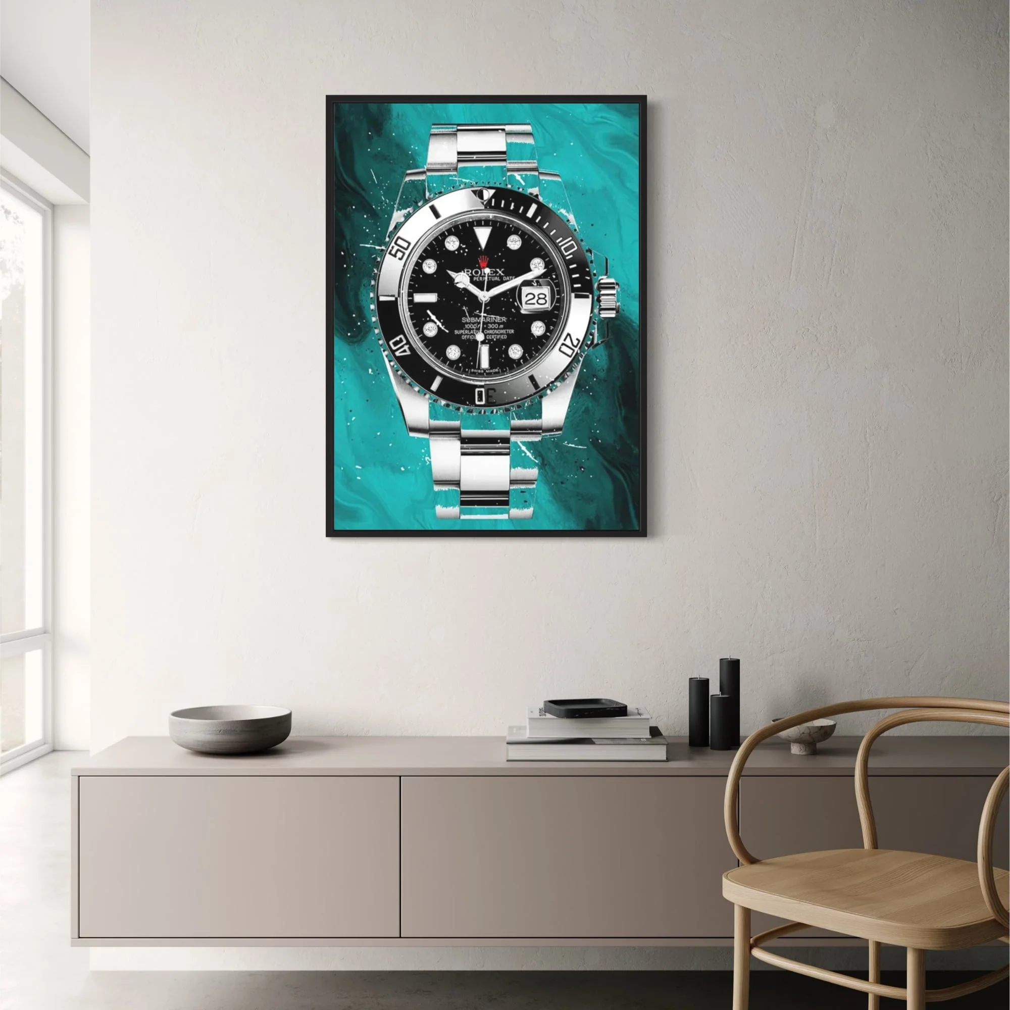 Rolex Submariner | Blue Graffiti Art - Image 2