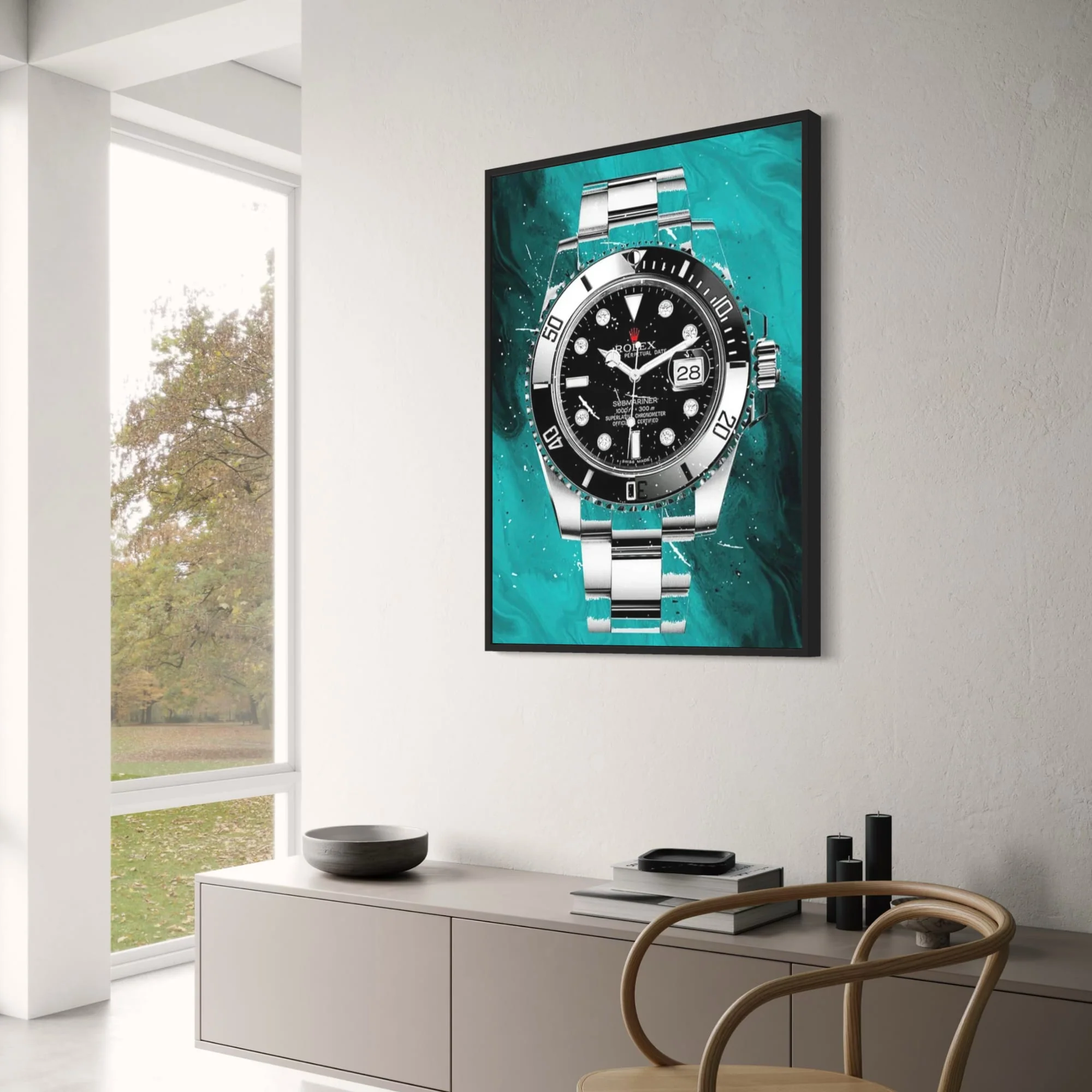 Rolex Submariner | Blue Graffiti Art - Image 3