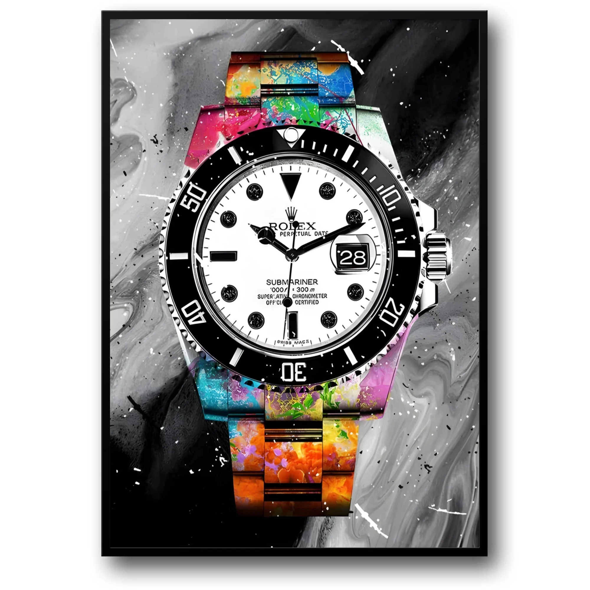 Rolex Submariner | Graffiti Art | Vibrant Timepiece