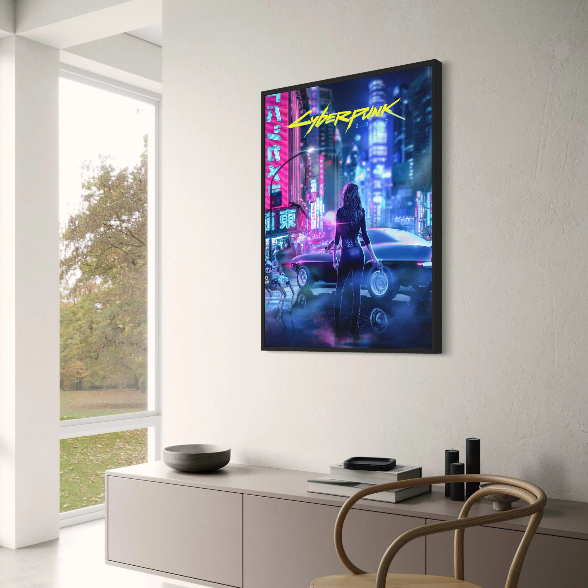 Cyberpunk 2077 | Futuristic Sci-Fi | Vibrant Gaming Art - Image 3