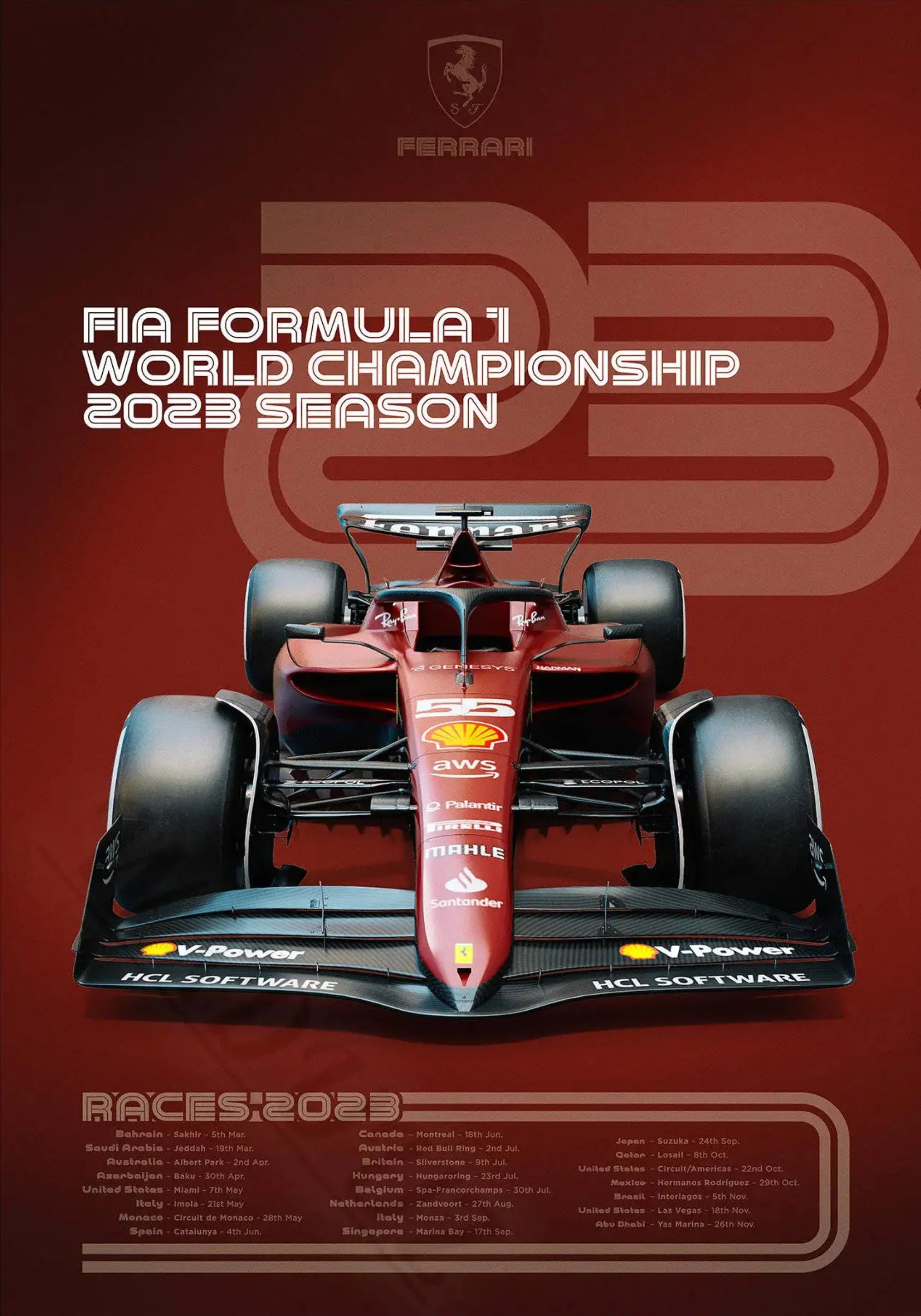 Ferrari F1 2023 | Charles Leclerc & Carlos Sainz - Image 2