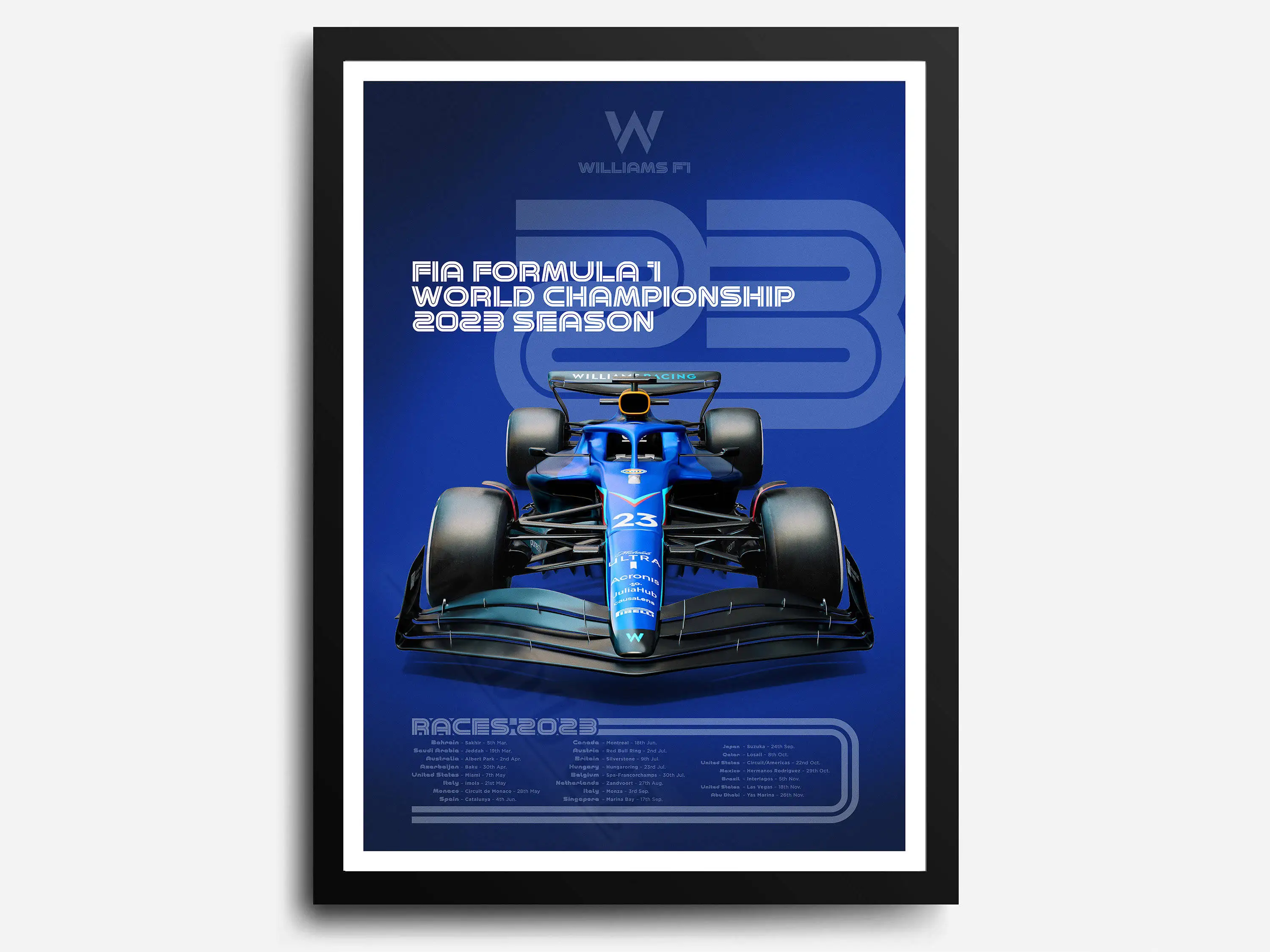 Williams 2023 F1 Team | Alex Albon & Logan Sargeant