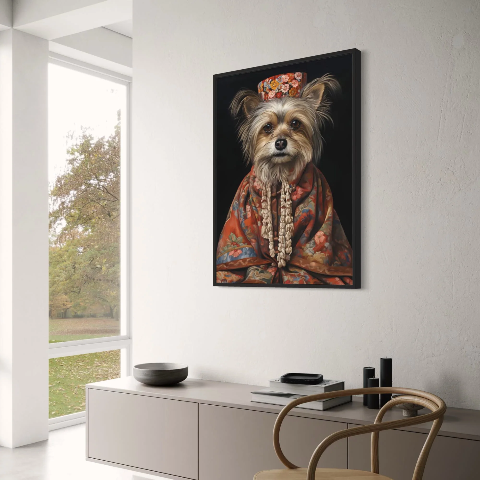 Yorkshire Terrier | Floral Opulence Portrait - Image 3