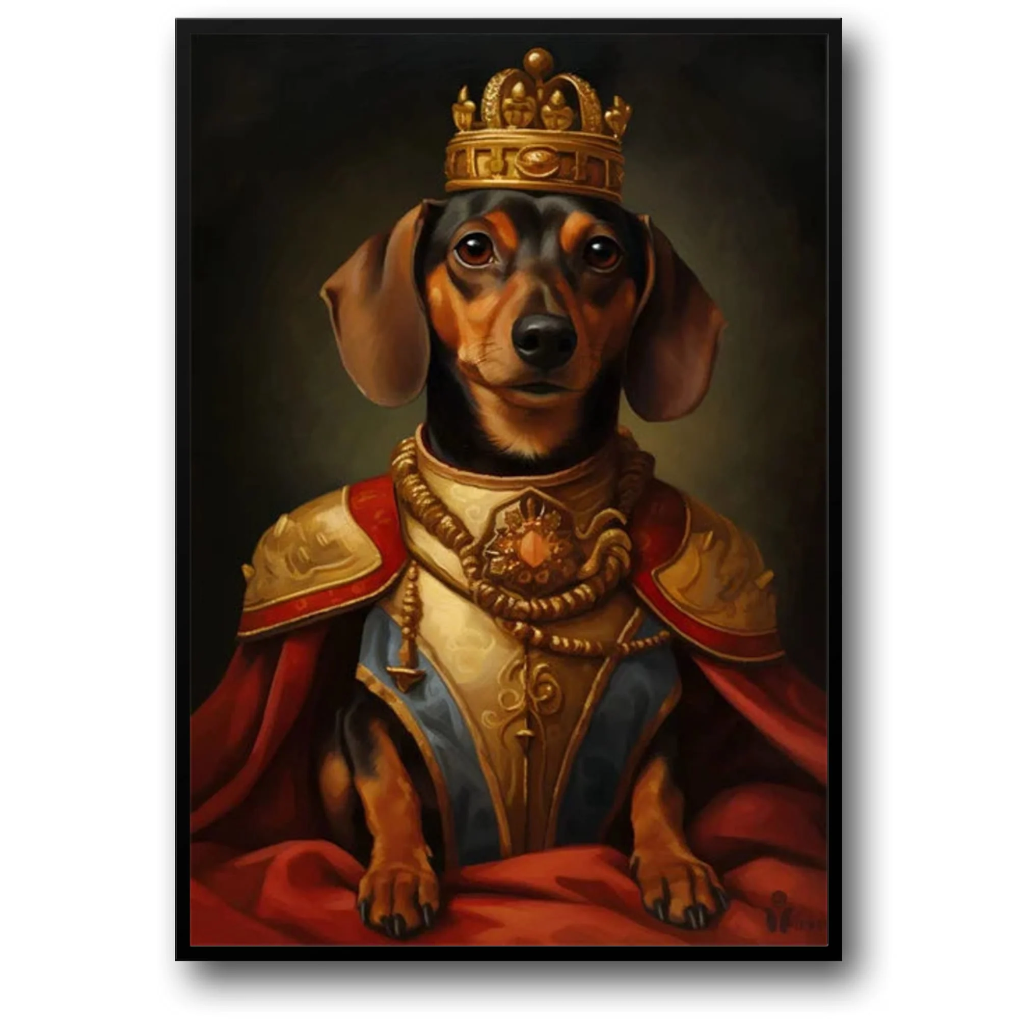 Elegant Dachshund | Noble Dog Decor