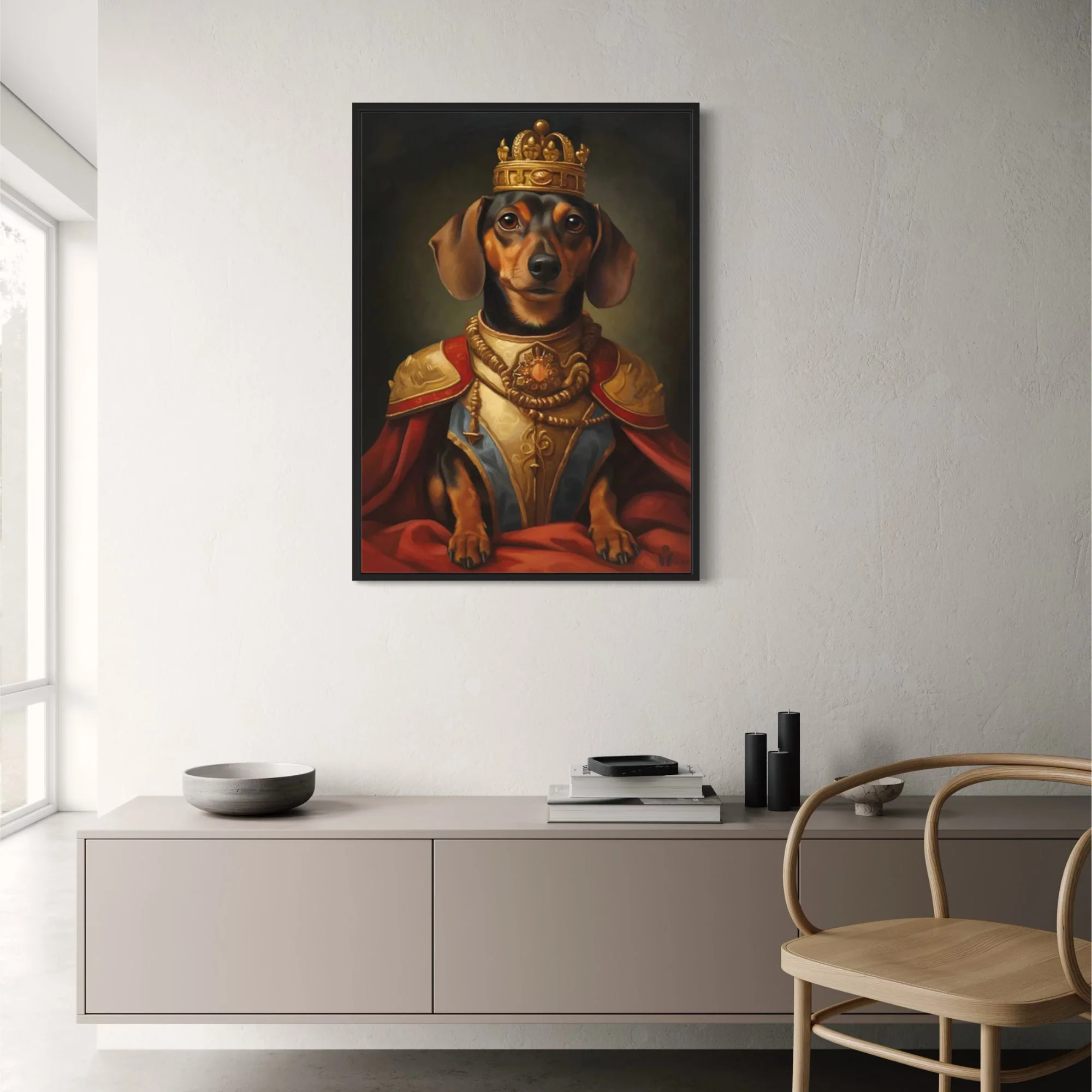 Elegant Dachshund | Noble Dog Decor - Image 2