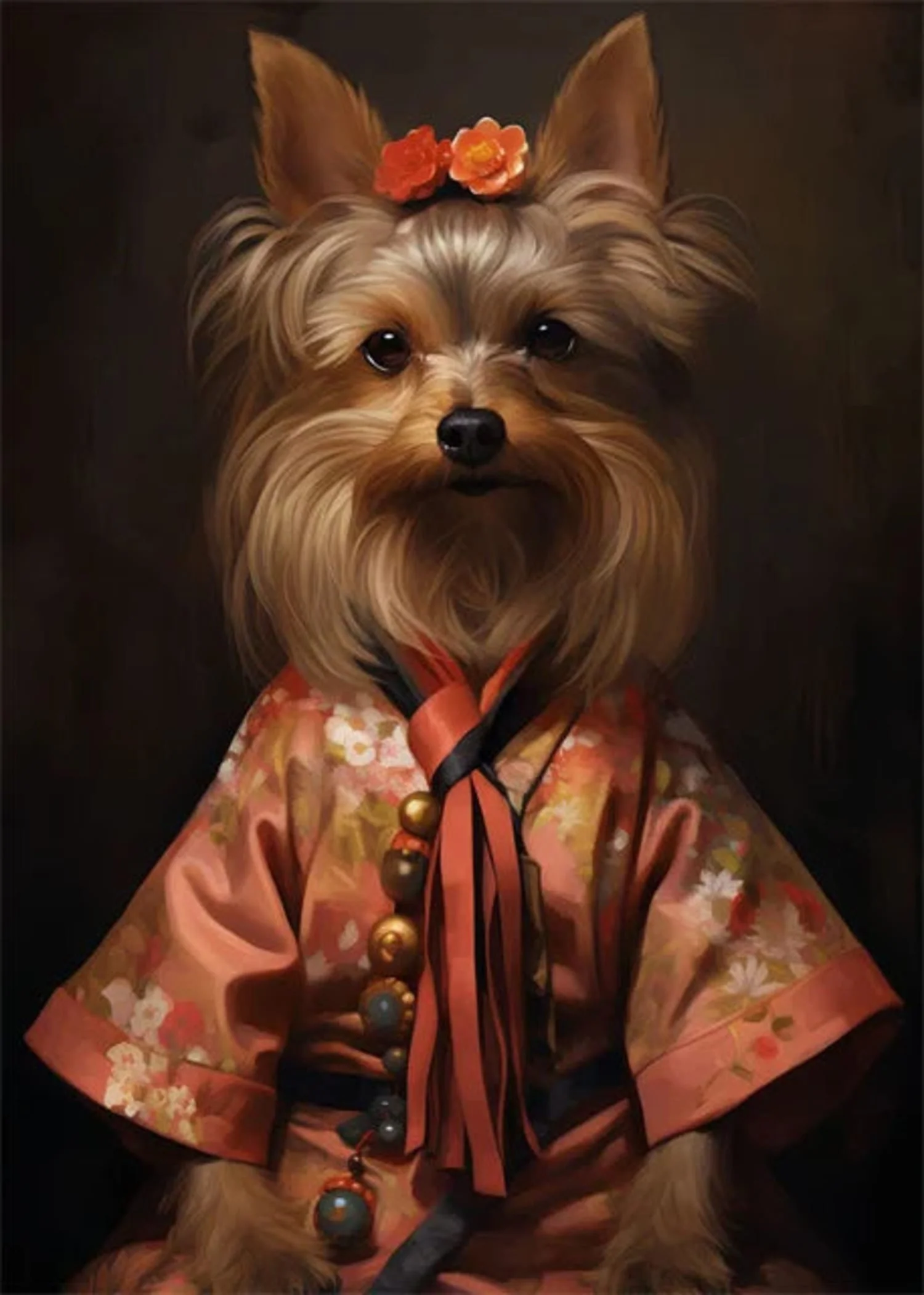 Yorkshire Terrier in Blooming Garden - Image 4
