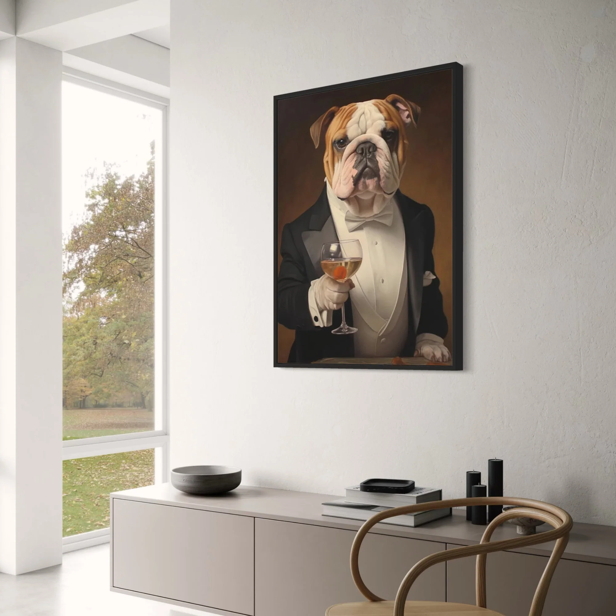 Evening Soiree | Sophisticated Bulldog Elegance - Image 3