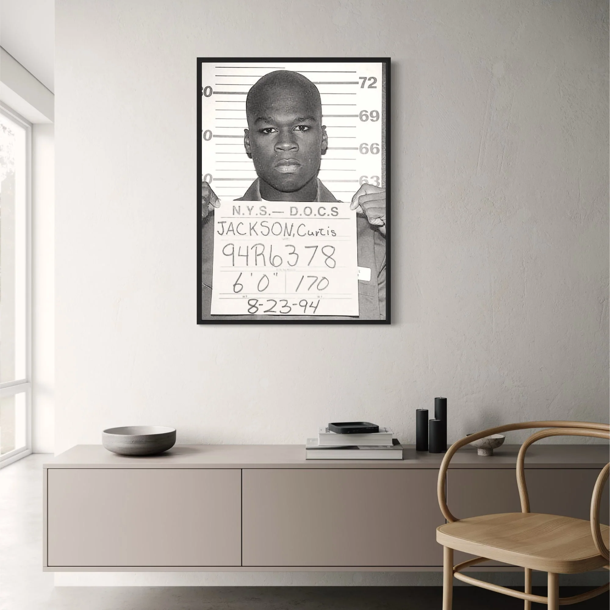 50 Cent Mugshot | Iconic Hip Hop - Image 2