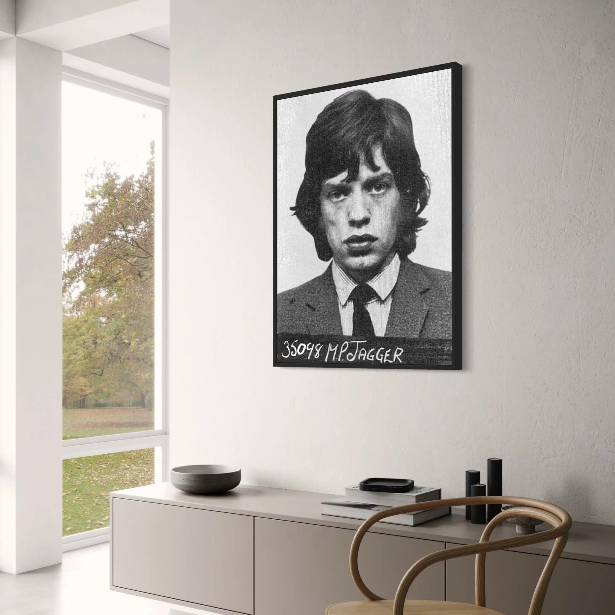 Mick Jagger Mugshot | Vintage Rock Star Art - Image 3