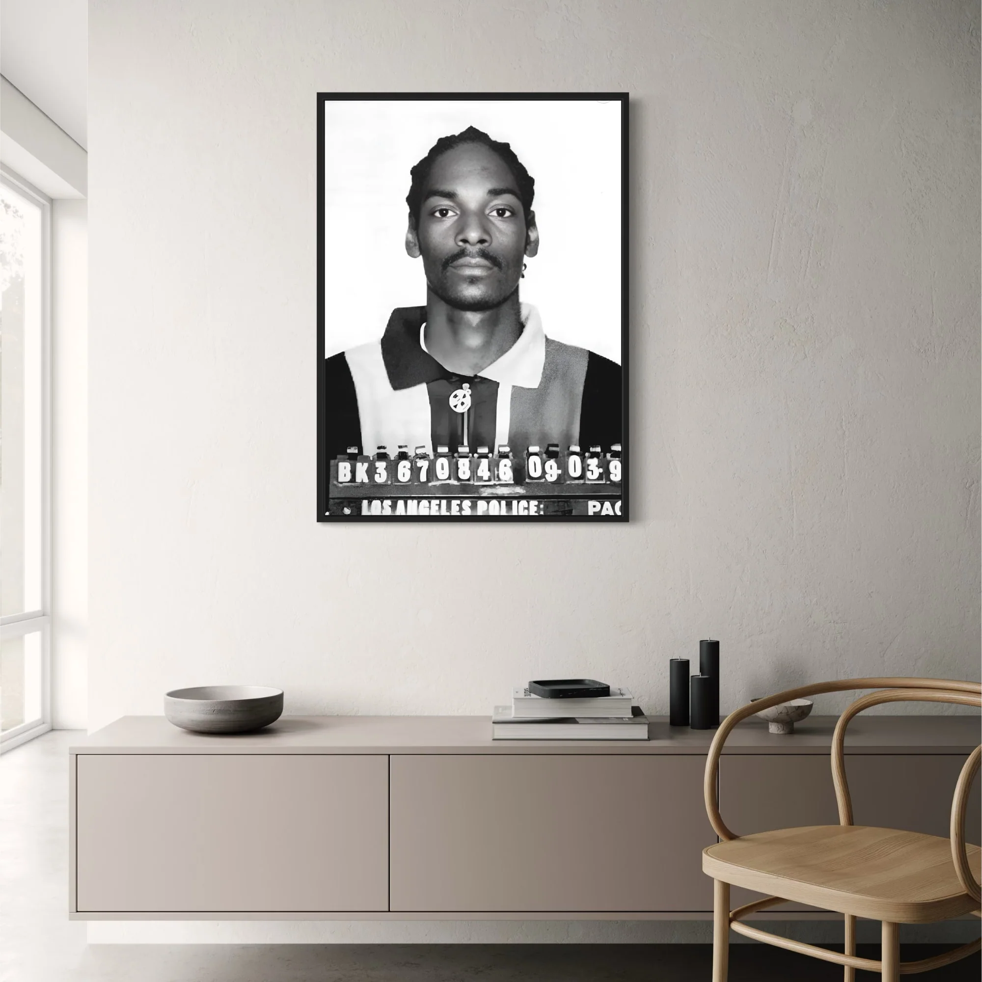 Snoop Dogg Retro Mugshot | Iconic Music Poster - Image 2