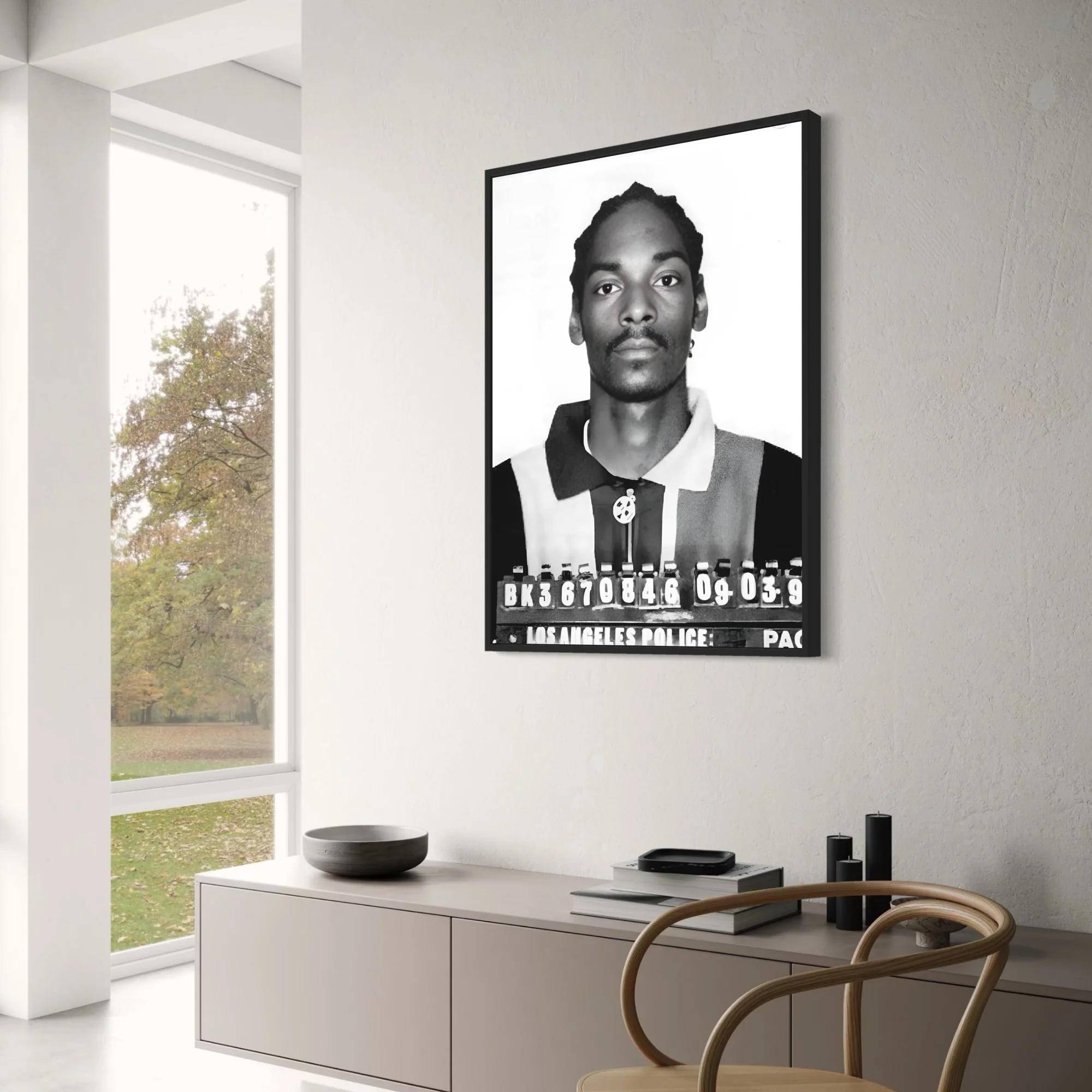 Snoop Dogg Retro Mugshot | Iconic Music Poster - Image 3