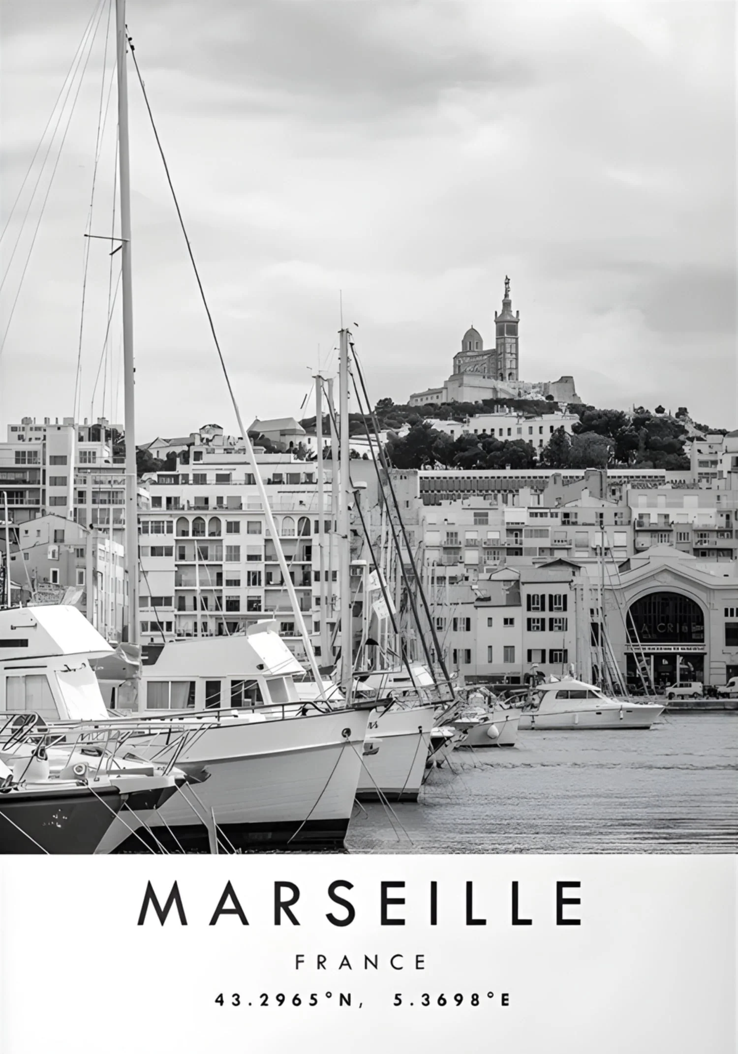 Old Port of Marseille | Historic France Art - Image 4