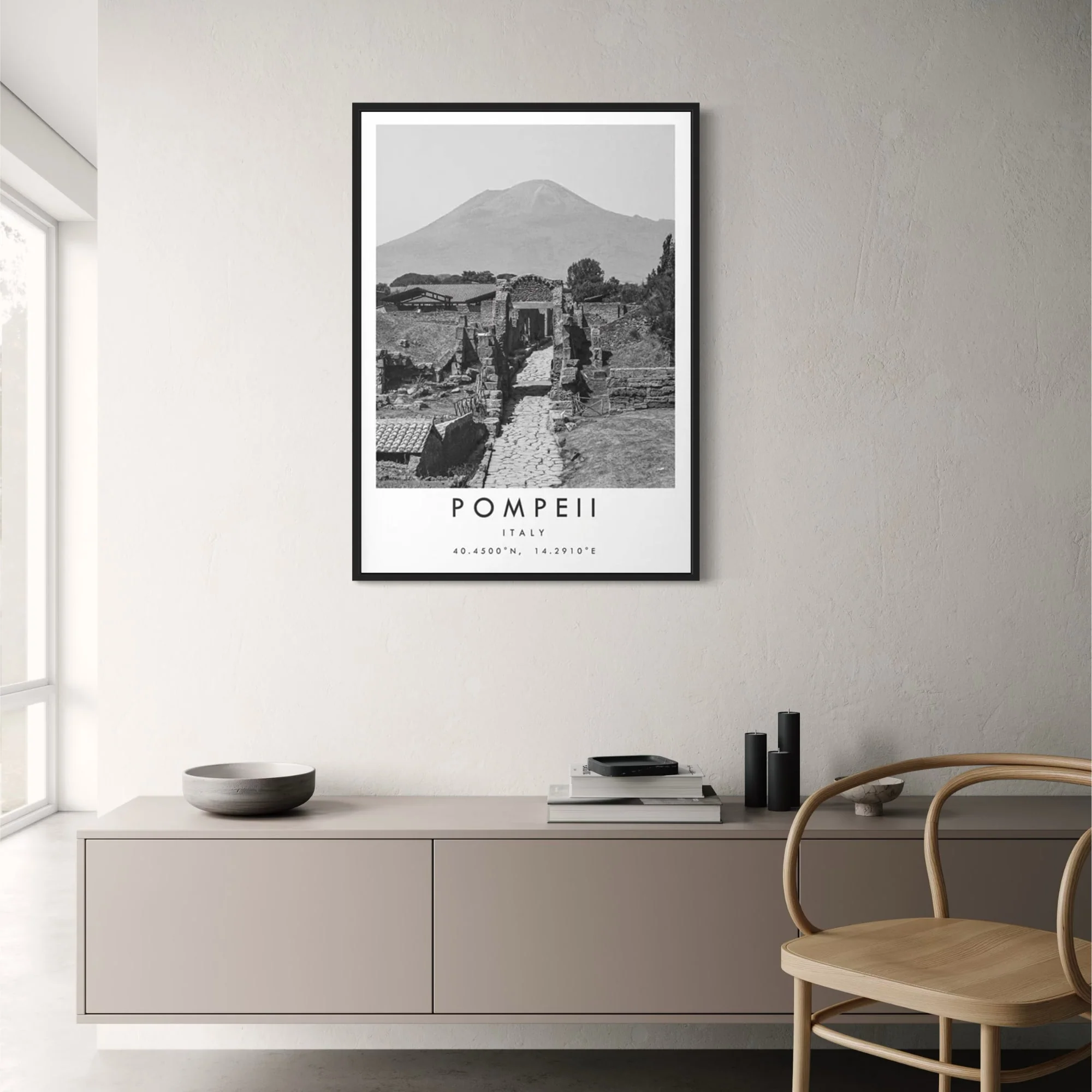 Pompeii Ruins | Vintage Italy Landscape - Image 2