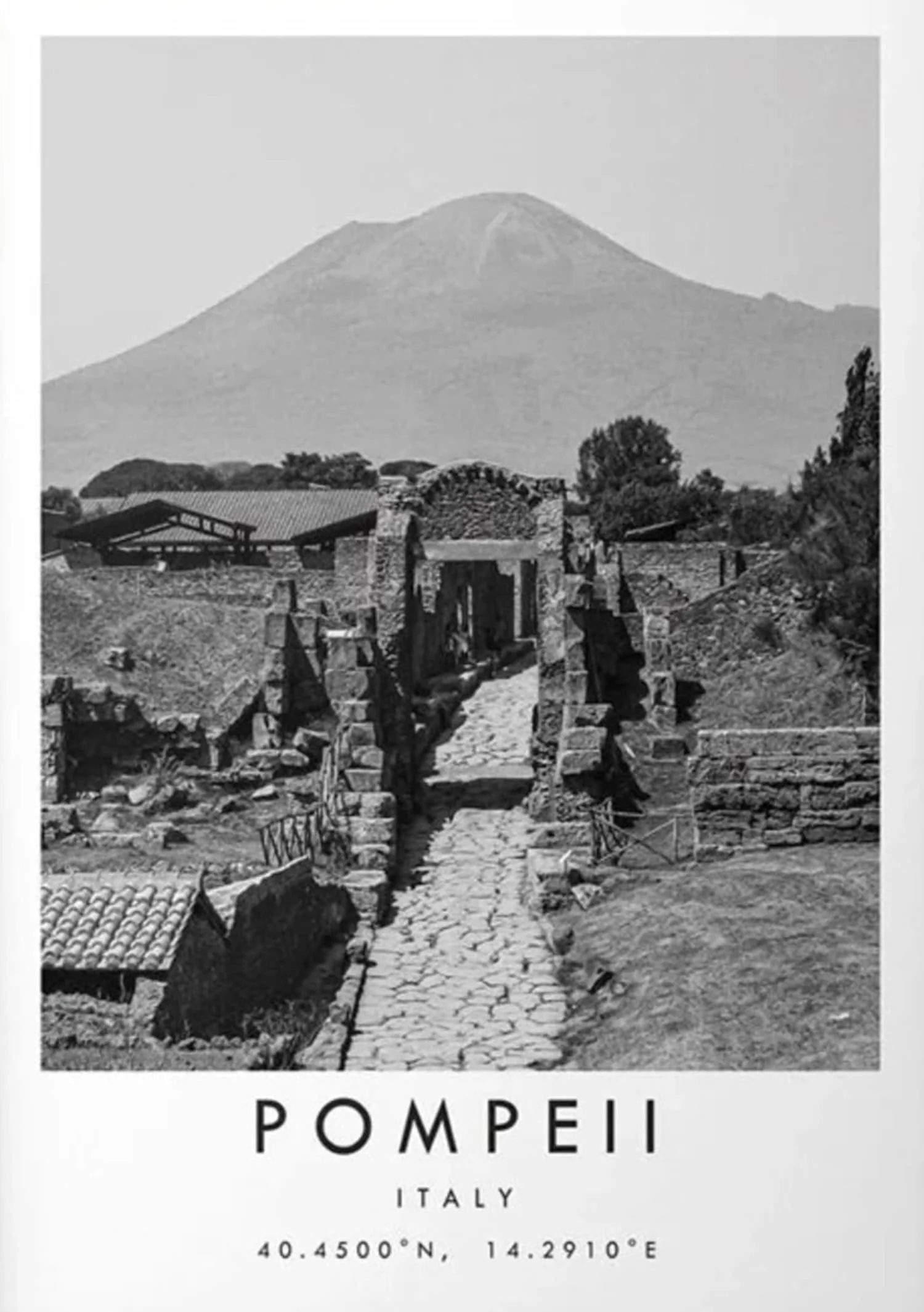 Pompeii Ruins | Vintage Italy Landscape - Image 4