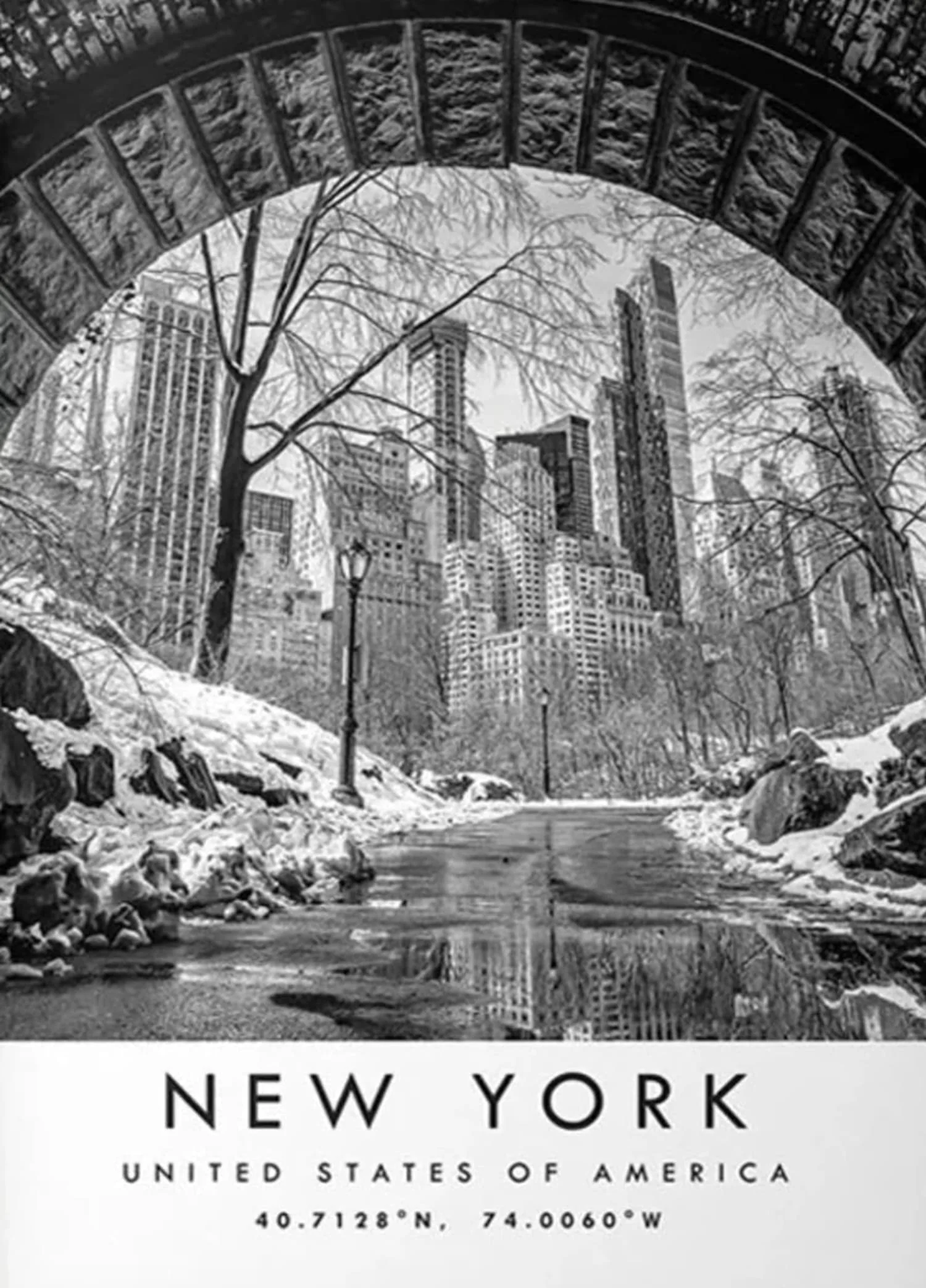 Central Park Bridge | Winter Wonderland NYC - Image 4