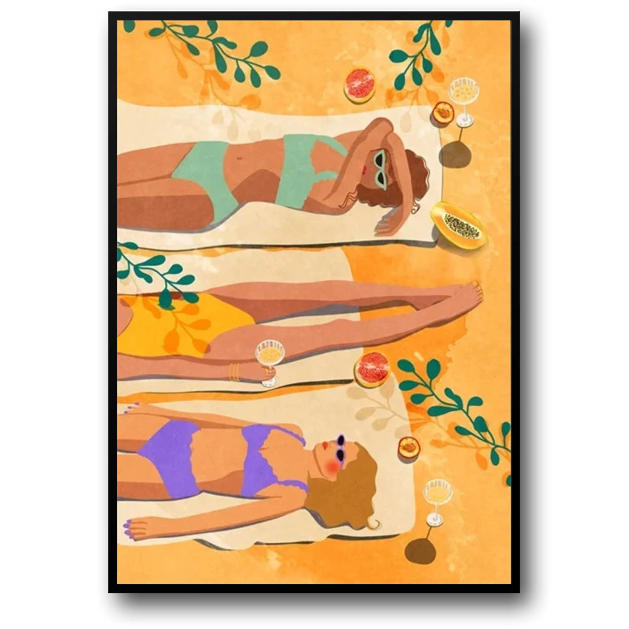 Summer Vibes | Beach & Fruit | Colorful