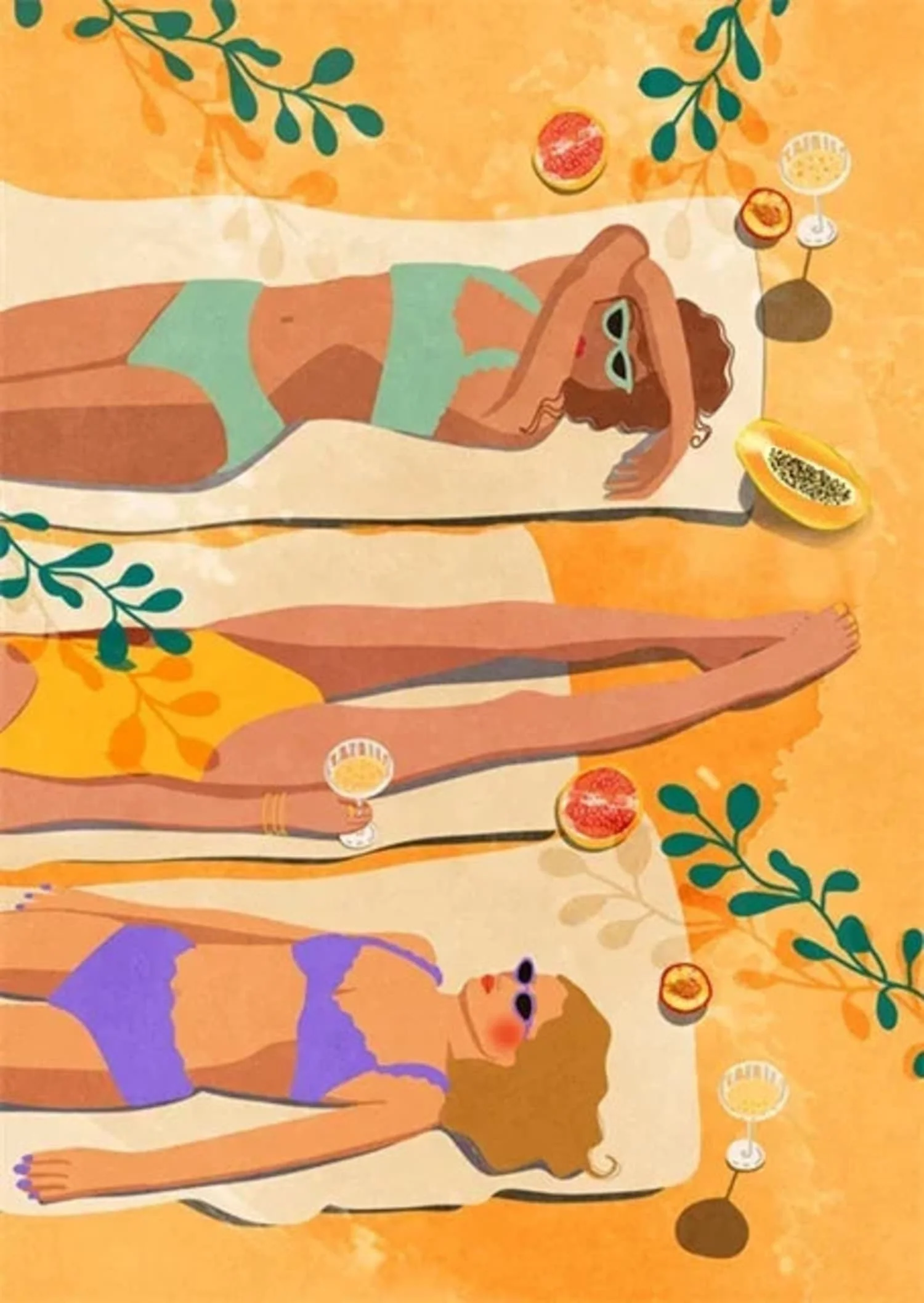 Summer Vibes | Beach & Fruit | Colorful - Image 4