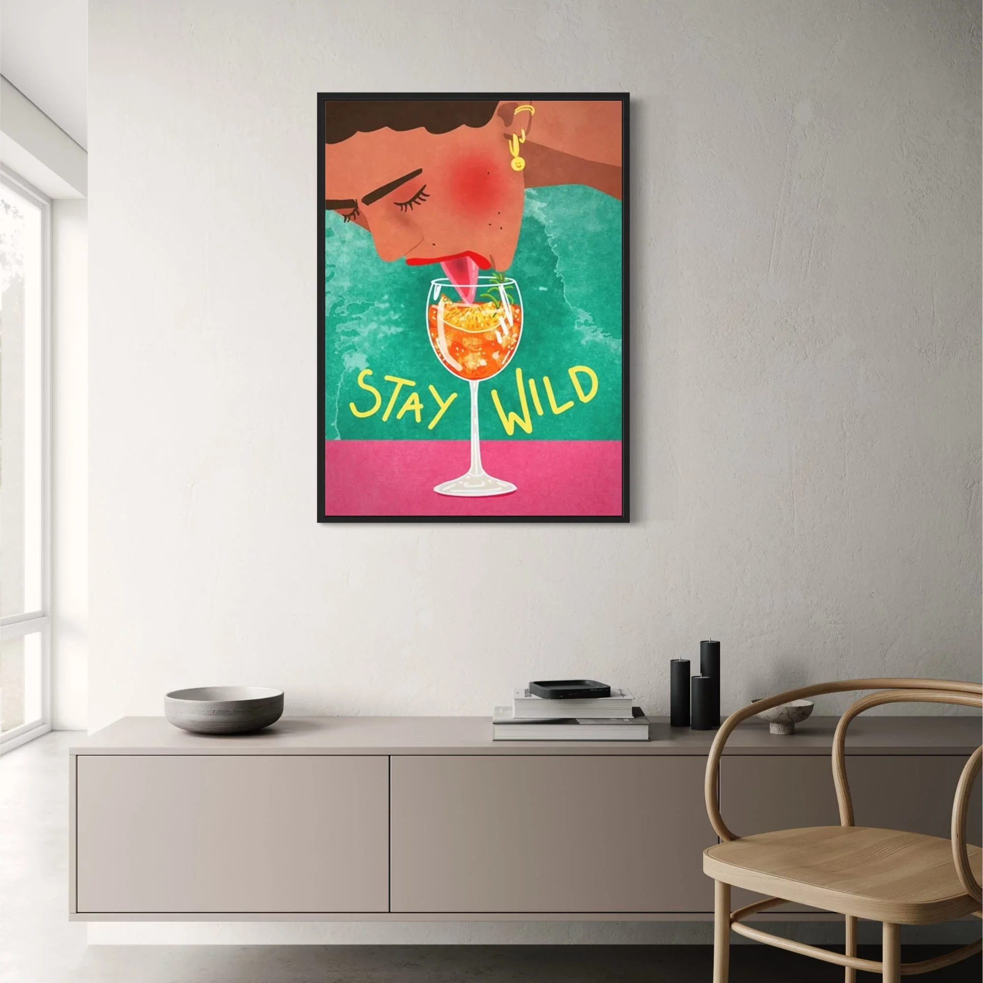 Stay Wild Cocktail | Modern Kitchen Art - Image 2