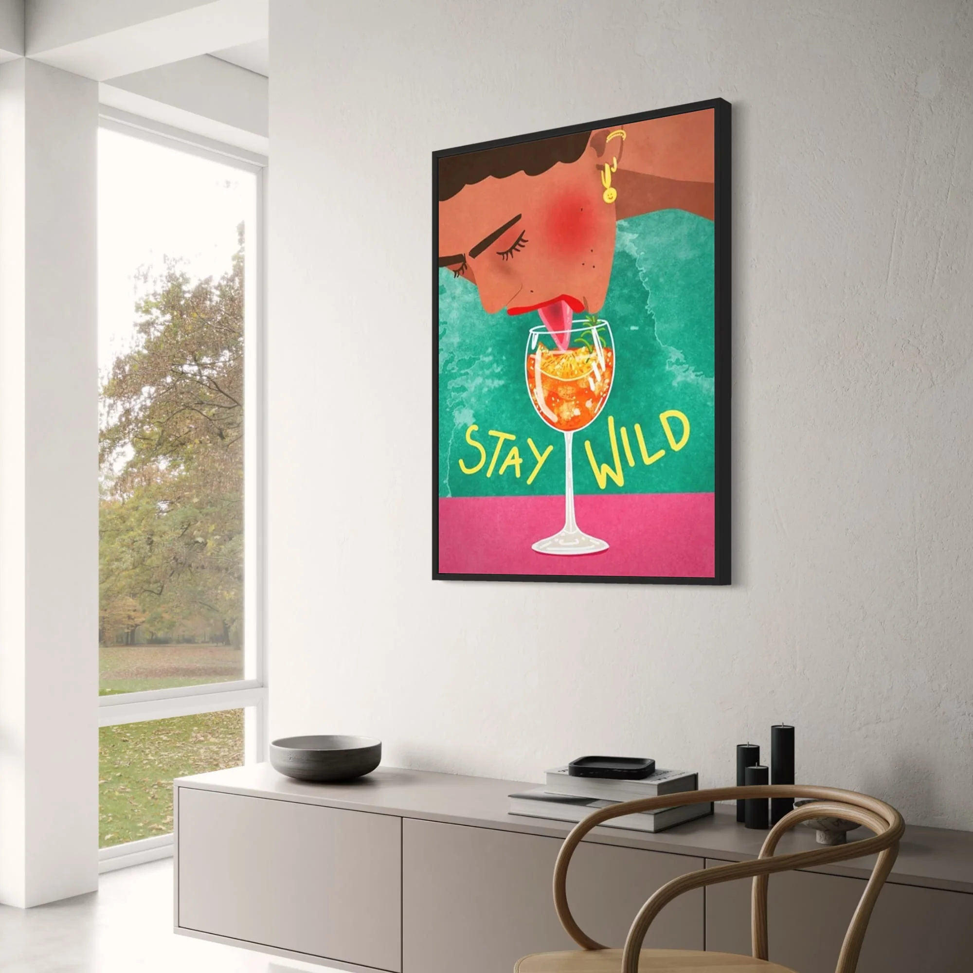 Stay Wild Cocktail | Modern Kitchen Art - Image 3