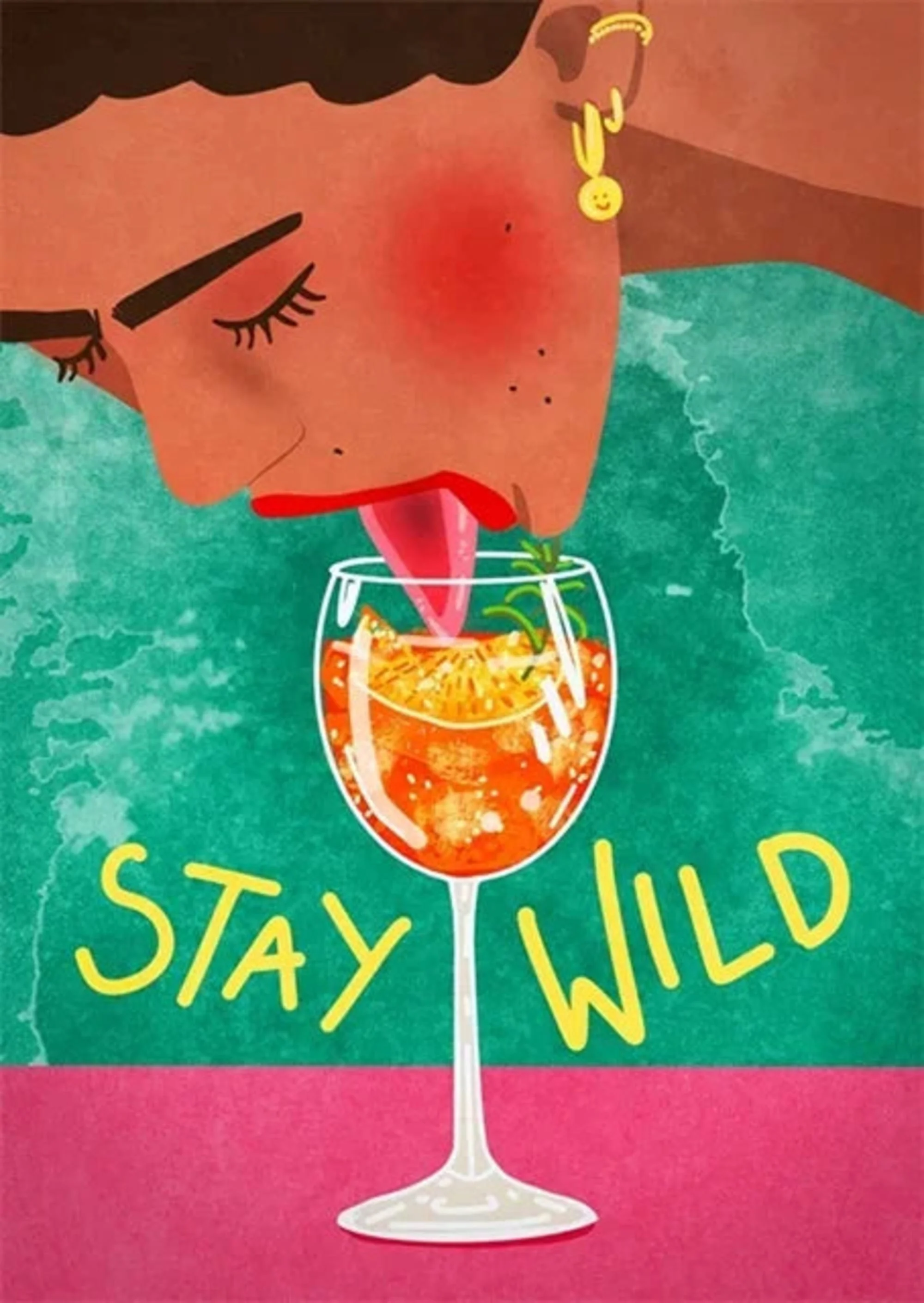 Stay Wild Cocktail | Modern Kitchen Art - Image 4
