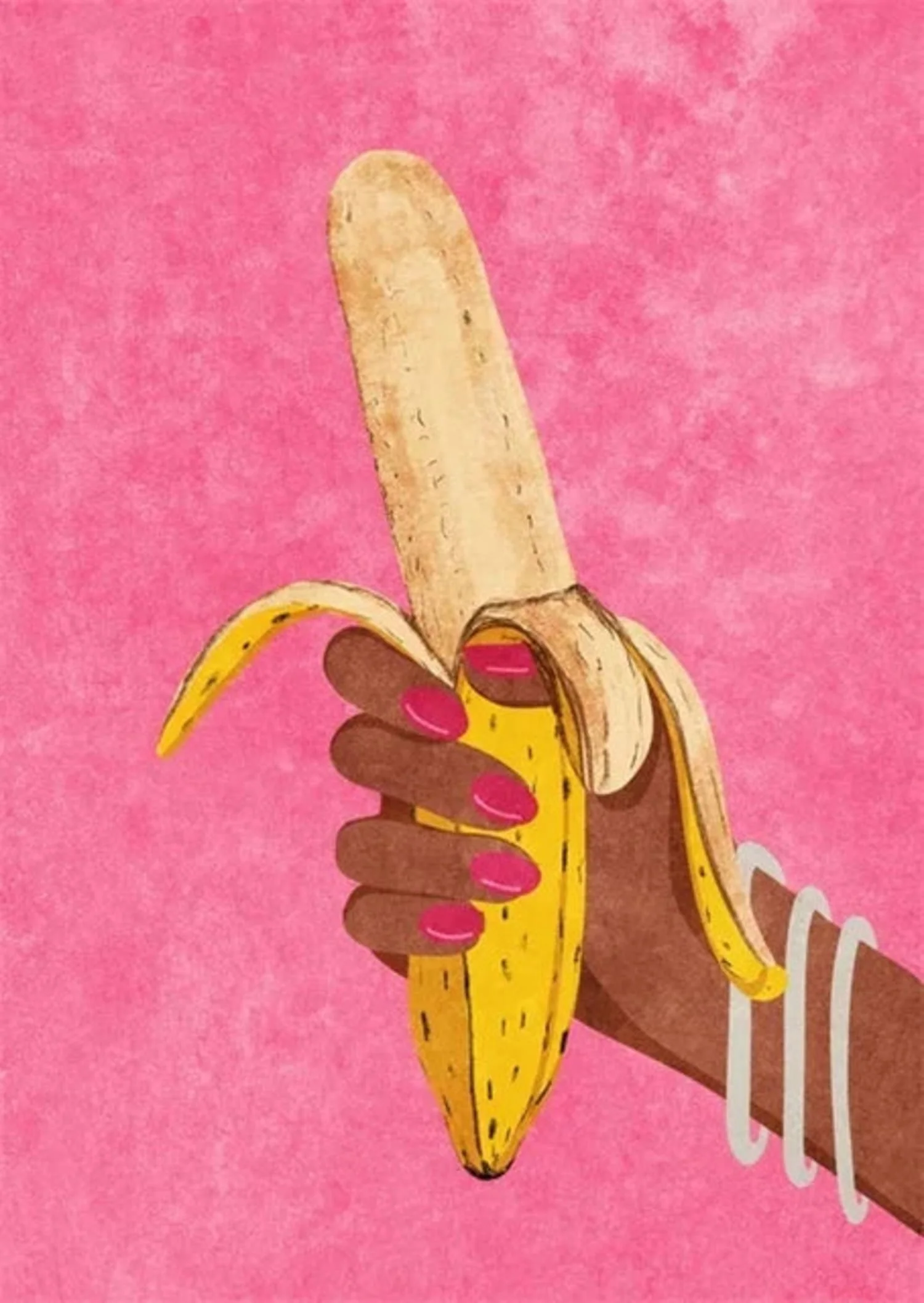 Peeling Banana | Whimsical Kitchen Art - Image 4