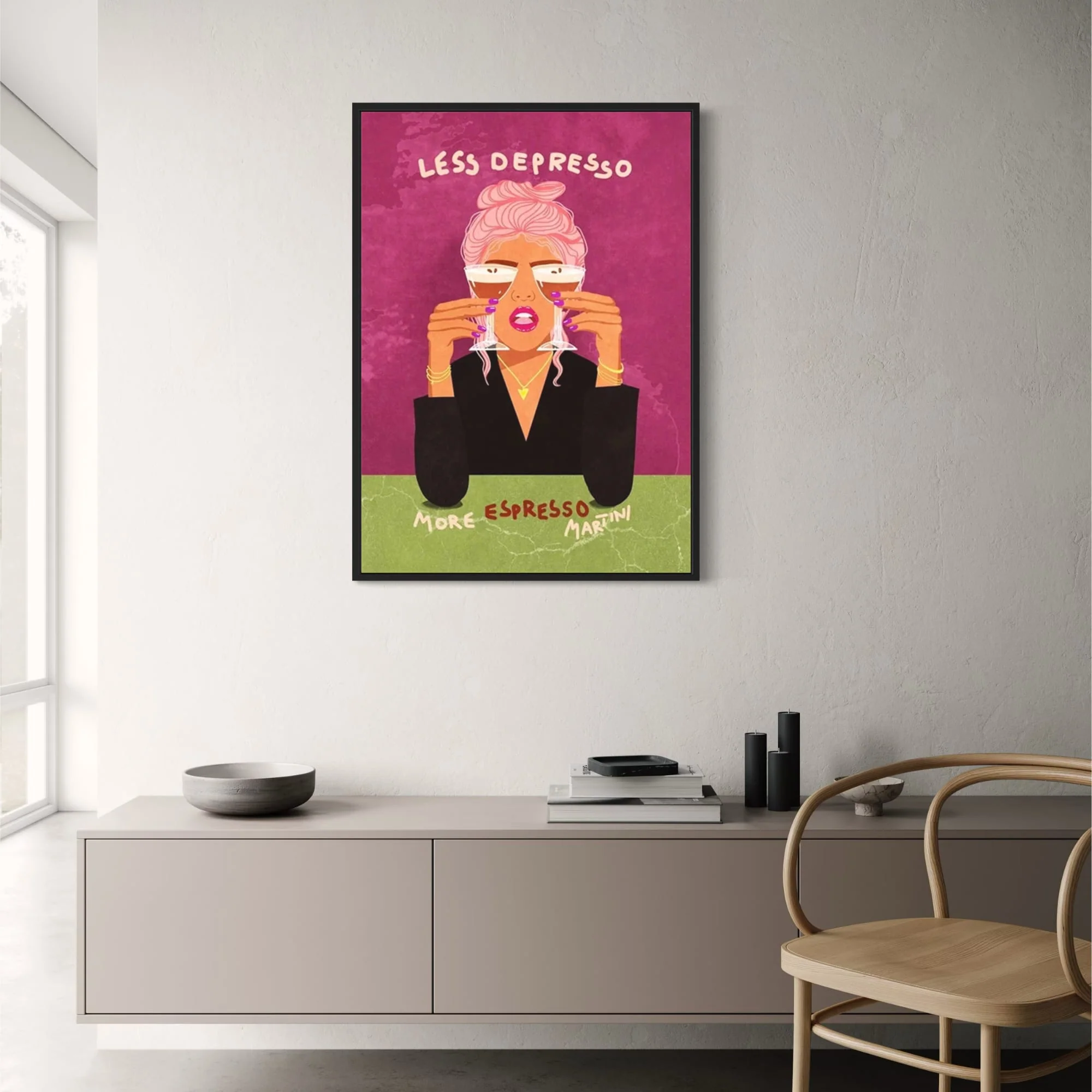 Less Depresso More Espresso Martini | Fun Bar Quote - Image 2