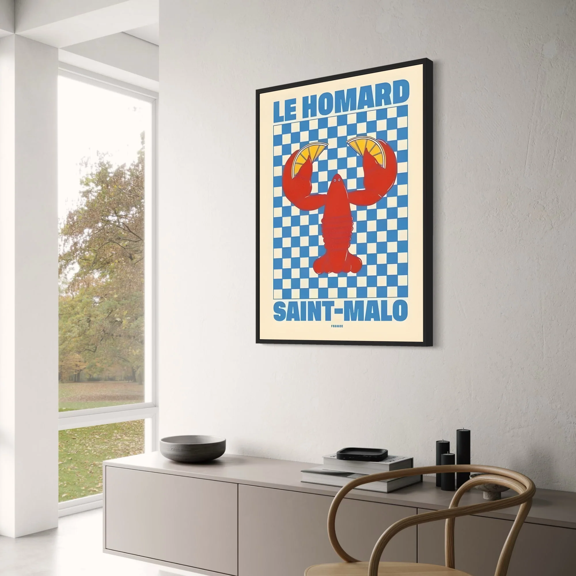 Saint-Malo Lobster | Vibrant Coastal Decor - Image 3