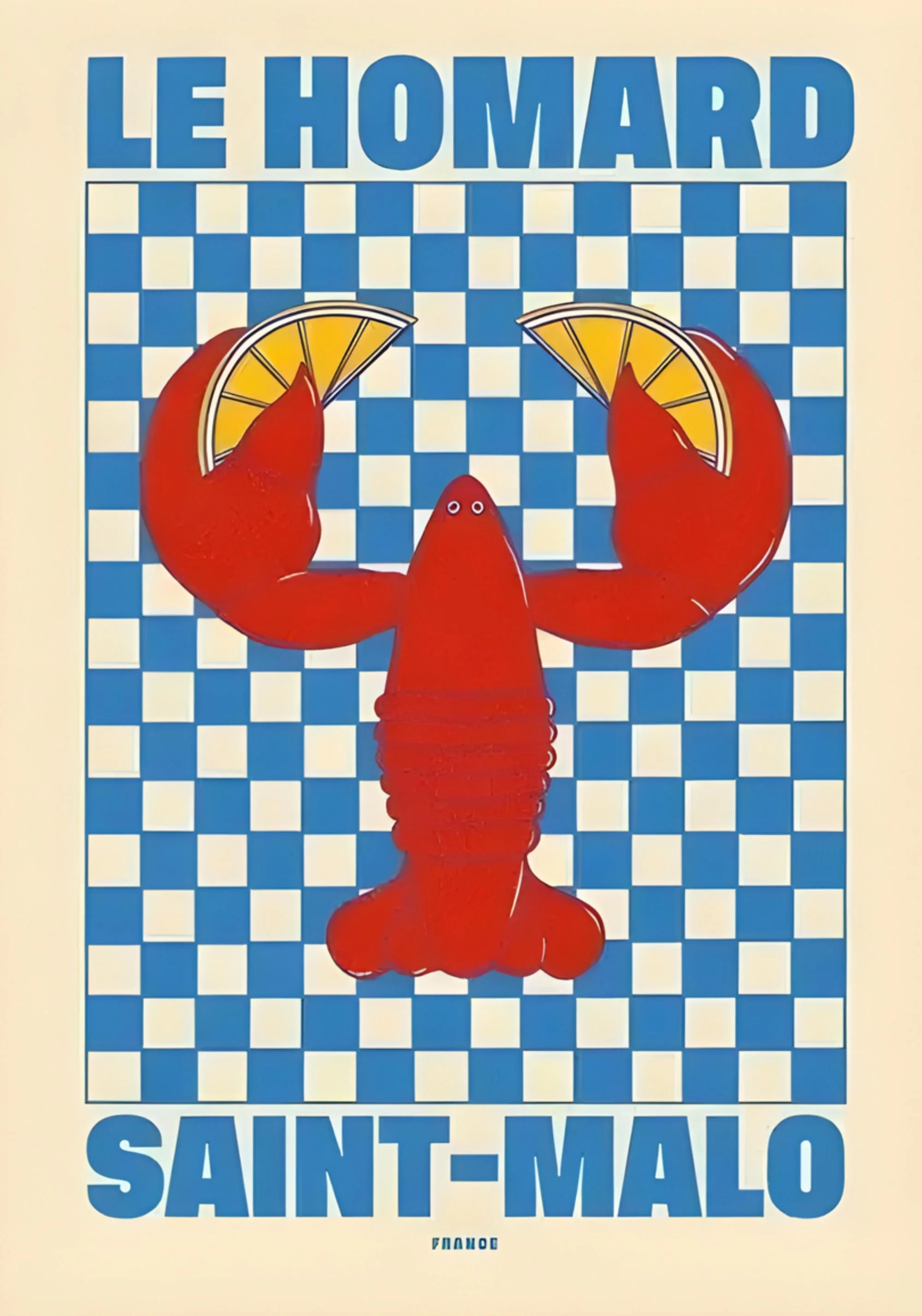Saint-Malo Lobster | Vibrant Coastal Decor - Image 4