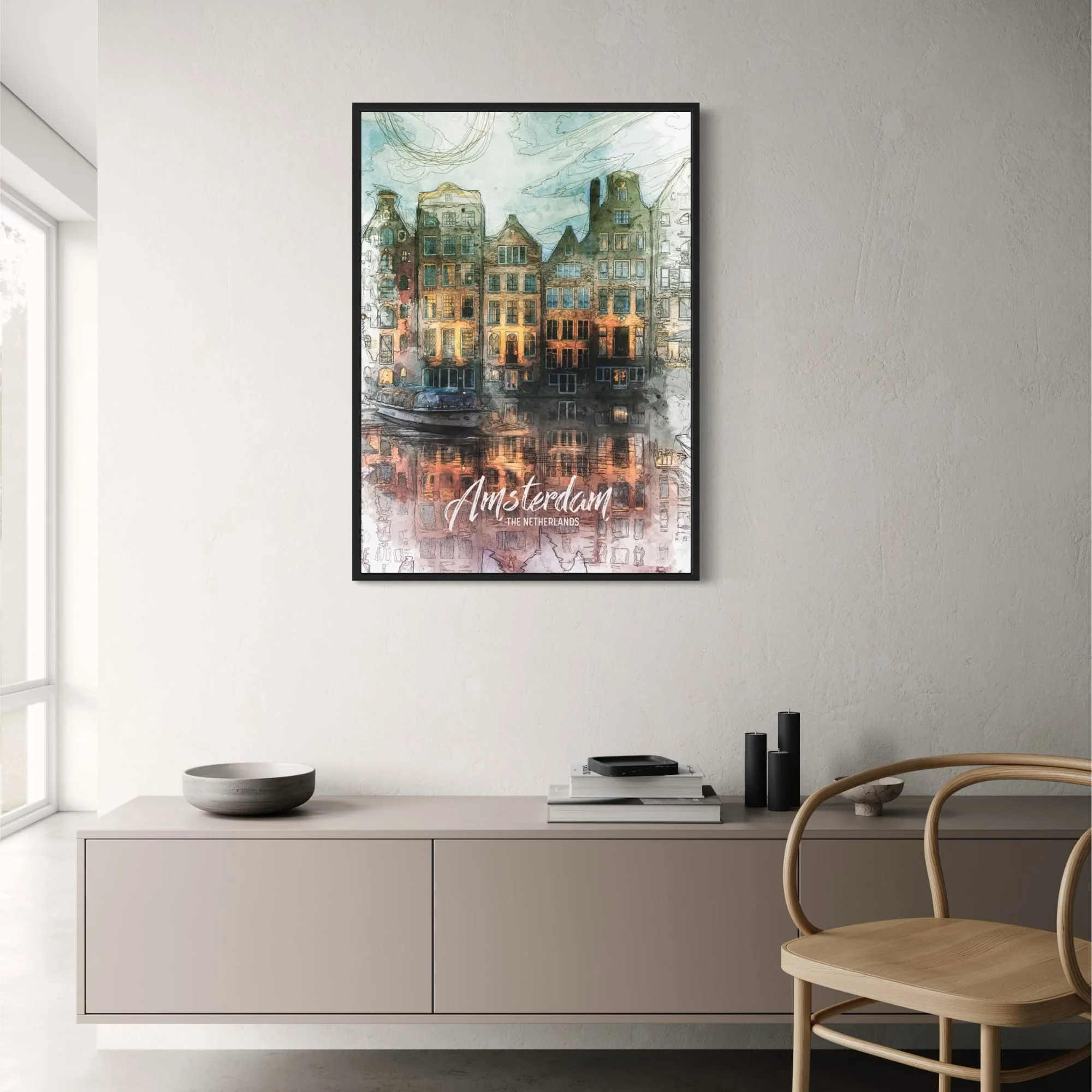 Amsterdam Canal Houses | Traditional Dutch Architecture - Image 2