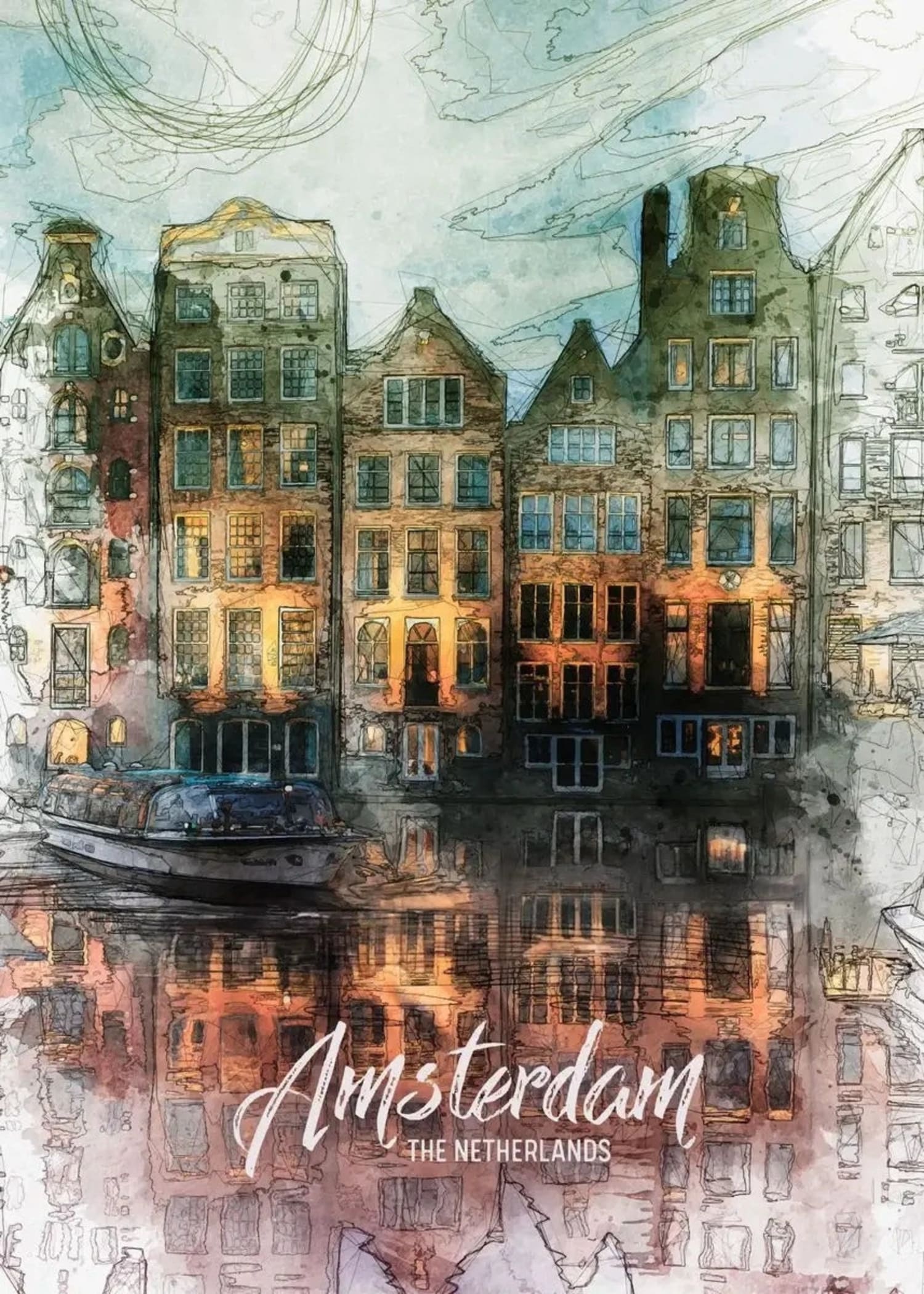 Amsterdam Canal Houses | Traditional Dutch Architecture - Image 4