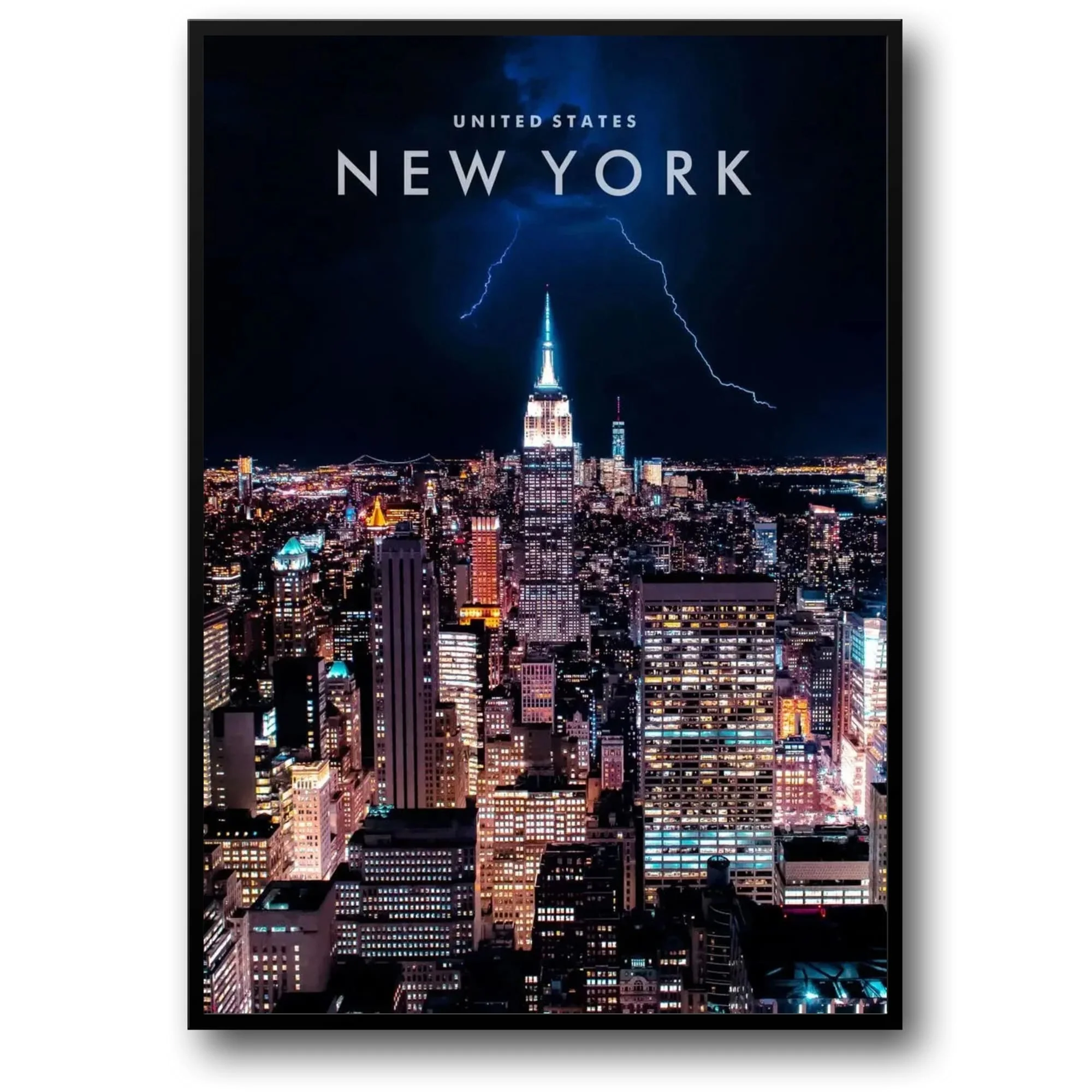 Empire State Building Lightning | NYC Skyline