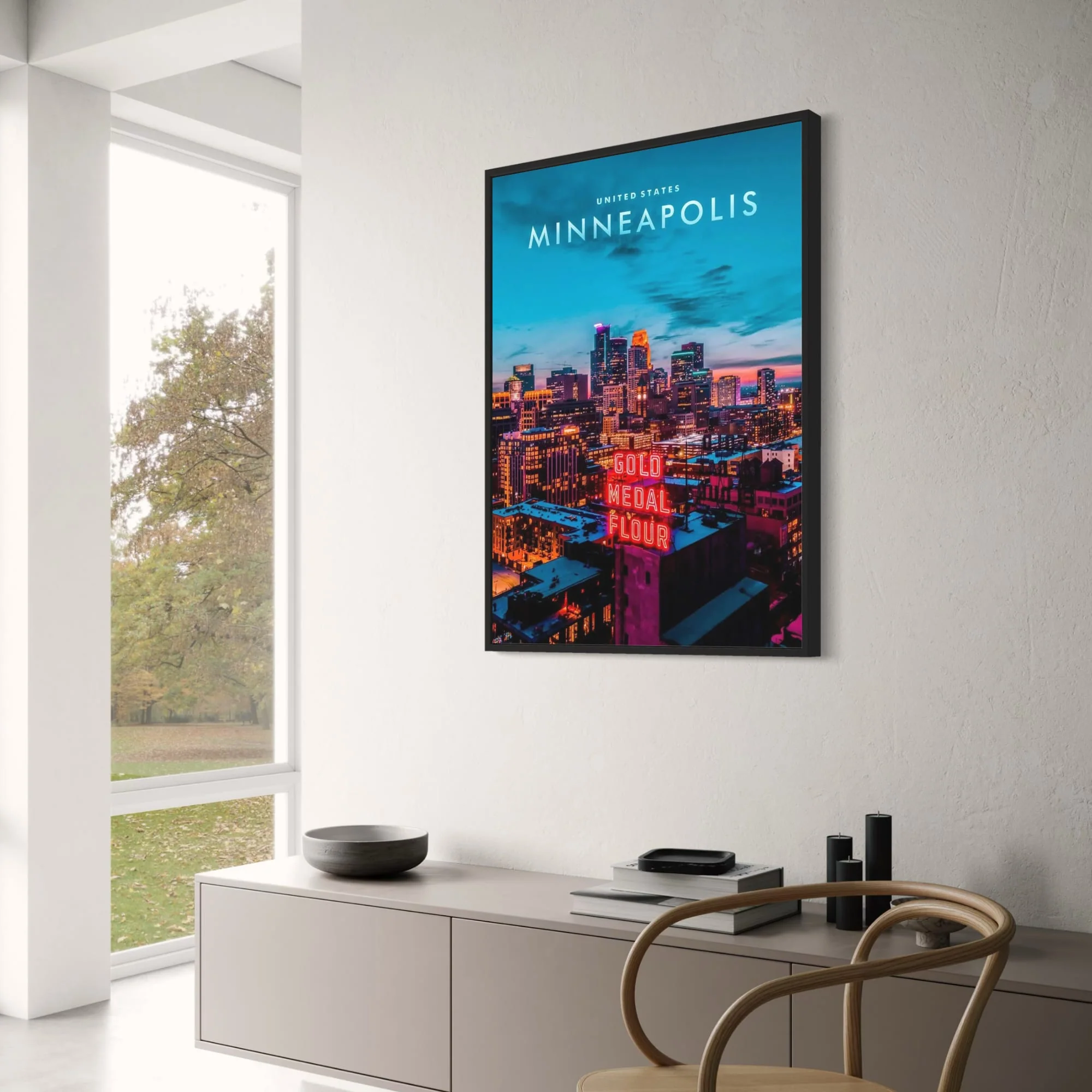 Minneapolis Skyline | Vibrant Urban Landscape - Image 3