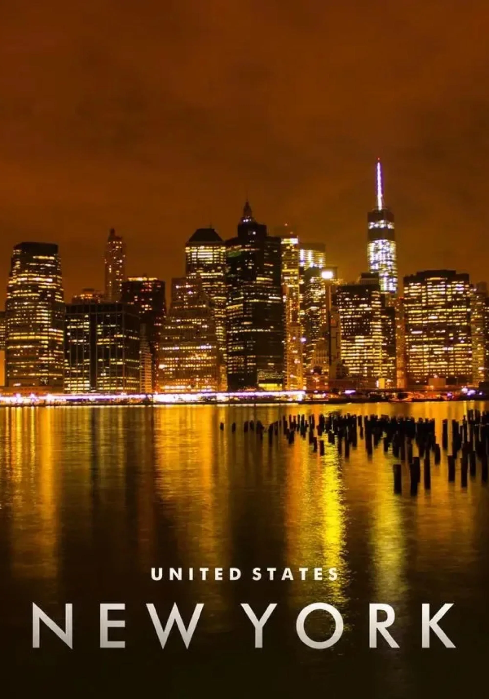 Manhattan Night Skyline | Serene Waterfront - Image 2