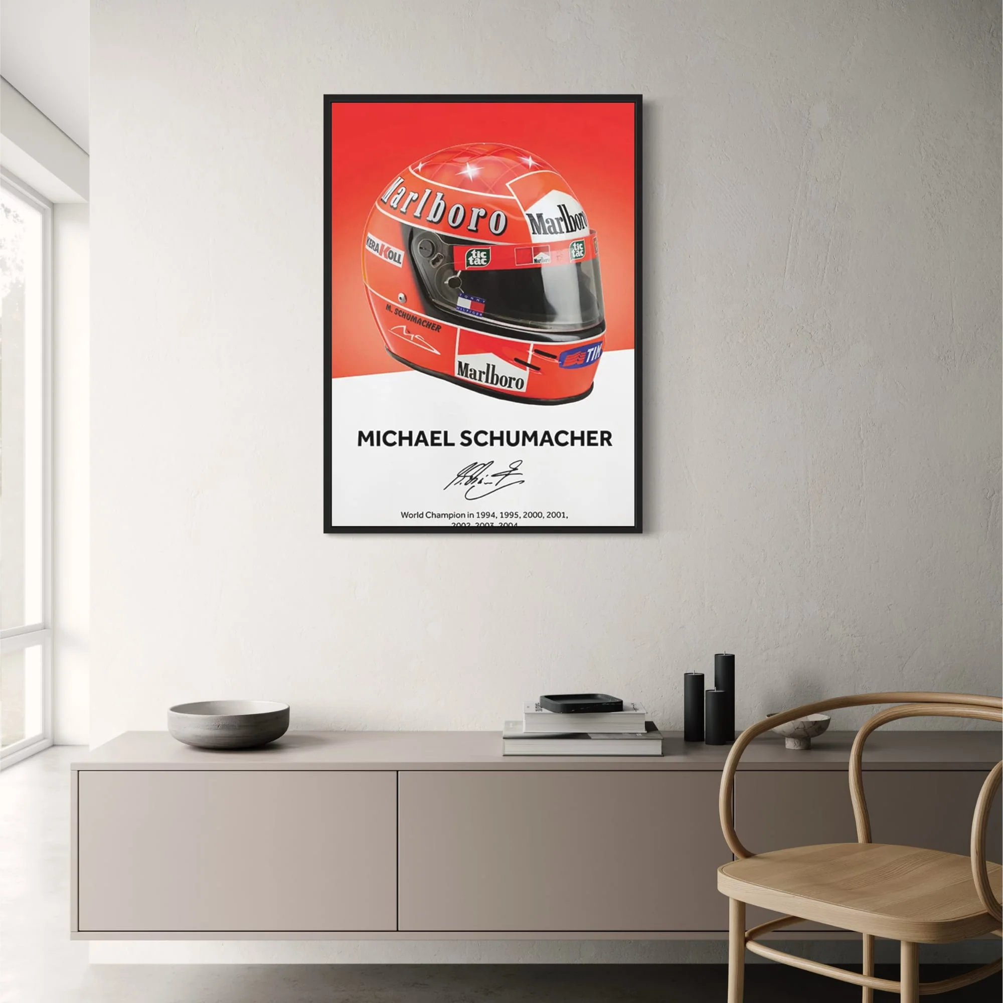 Formula 1 Helmet Canvas Art - Image 2