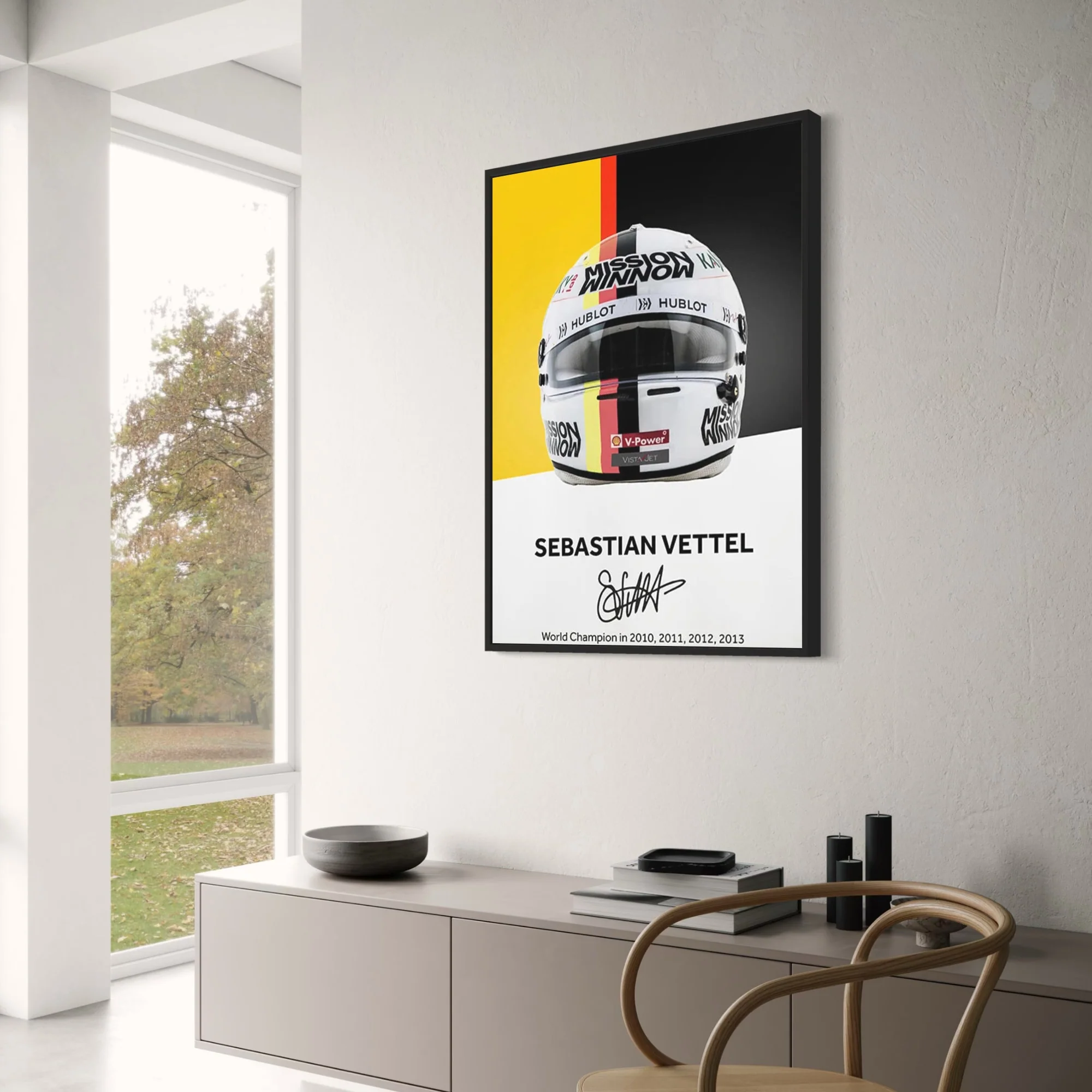 Formula 1 Helmet Canvas Art - Image 3