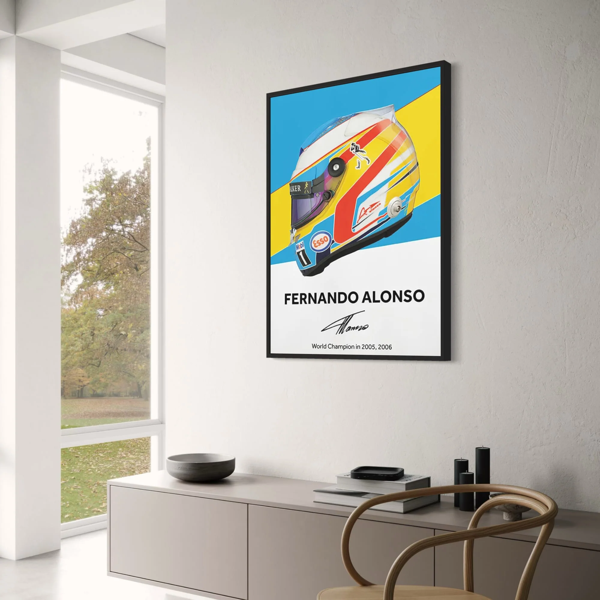Formula 1 Helmet Canvas Art - Image 3